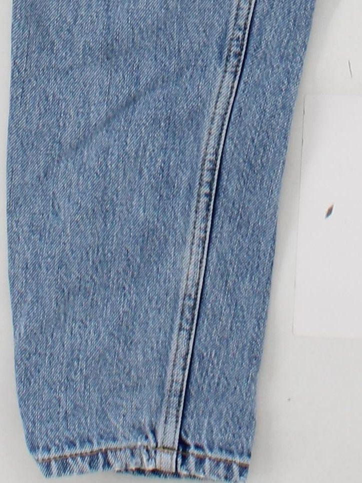 Topshop Women's Jeans W 28 in; L 32 in Blue Cotton with Polyester Mom - Image 4