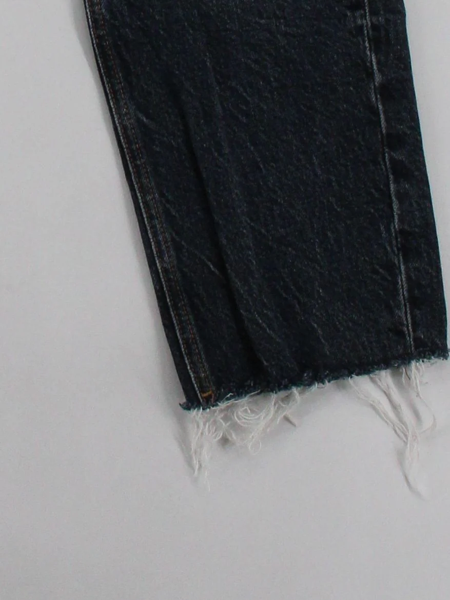 Topshop Women's Jeans W 28 in; L 32 in Blue Cotton with Polyester Straight - Image 4