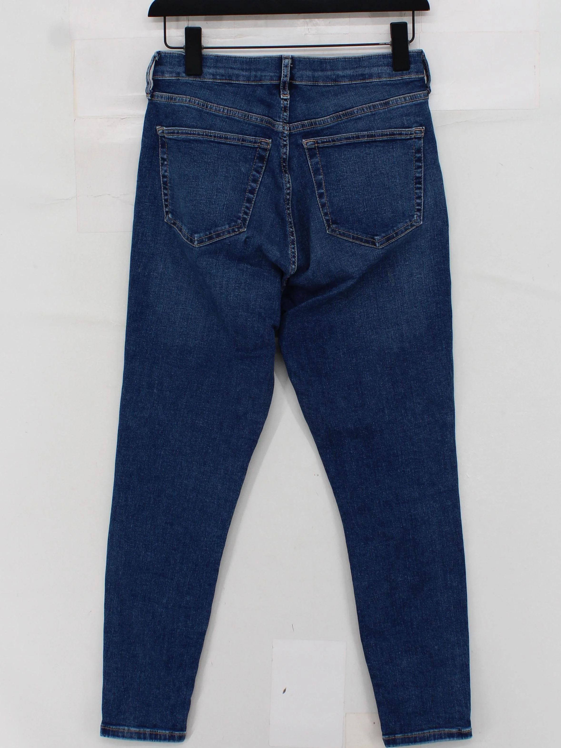 Topshop Women's Jeans W 30 in Blue Cotton with Elastane, Polyester Skinny - Image 2