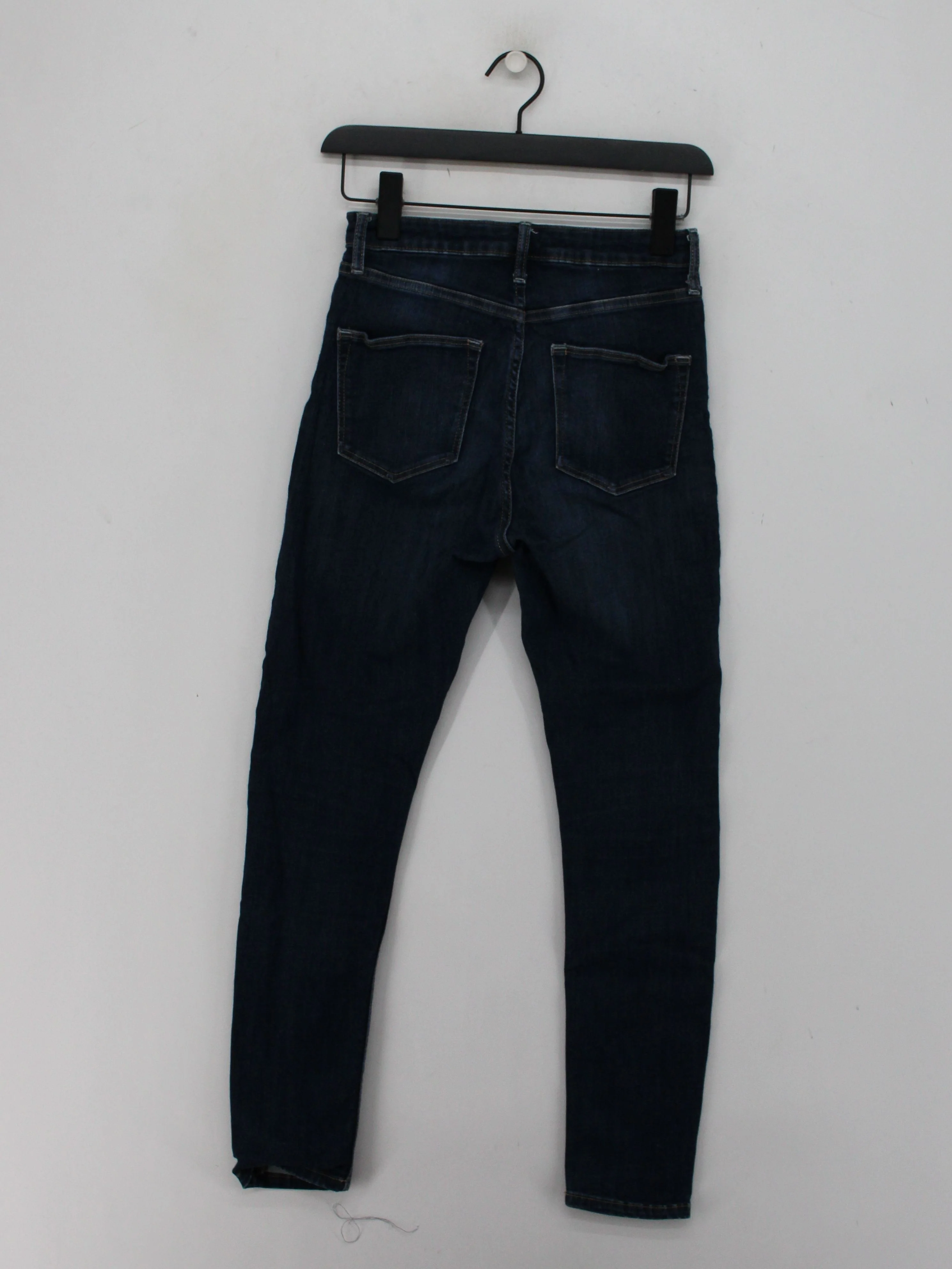 Topshop Women's Jeans W 30 in Blue Cotton with Polyester, Elastane Skinny - Image 2