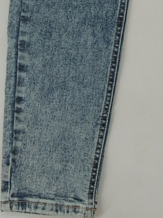 Topshop Women's Jeans W 30 in Blue Cotton with Polyester, Elastane Skinny - Image 4