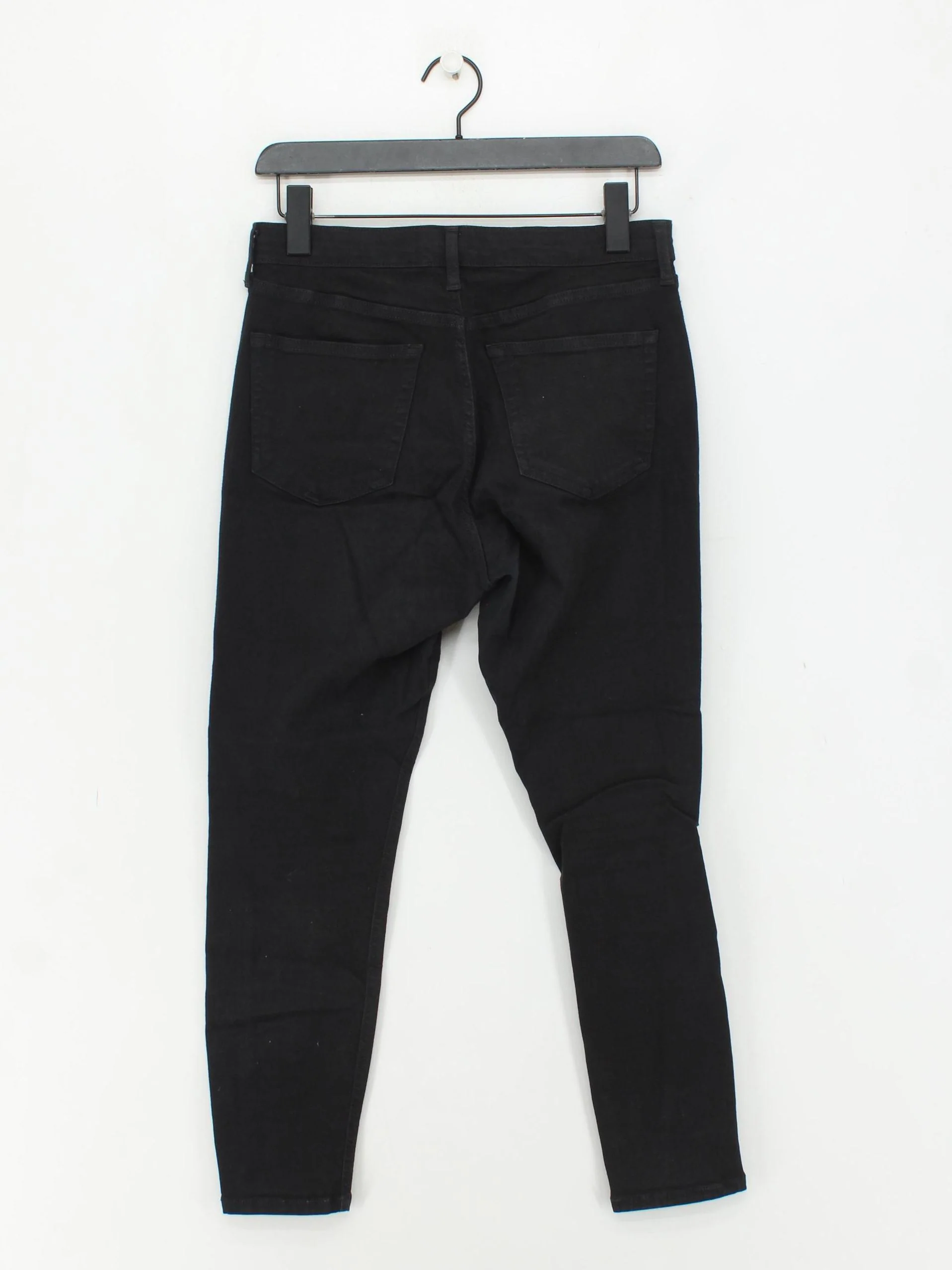 Topshop Women's Jeans W 30 in; L 28 in Black 100% Cotton Skinny - Image 2