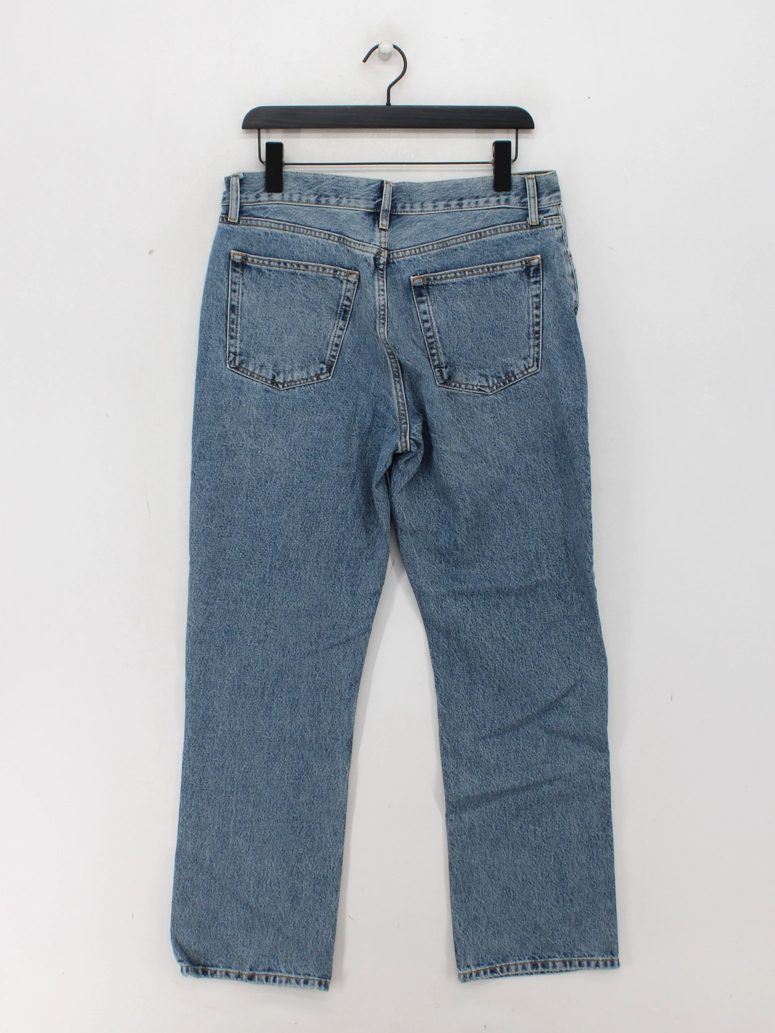 Topshop Women's Jeans W 30 in; L 30 in Blue 100% Cotton Mom - Image 2
