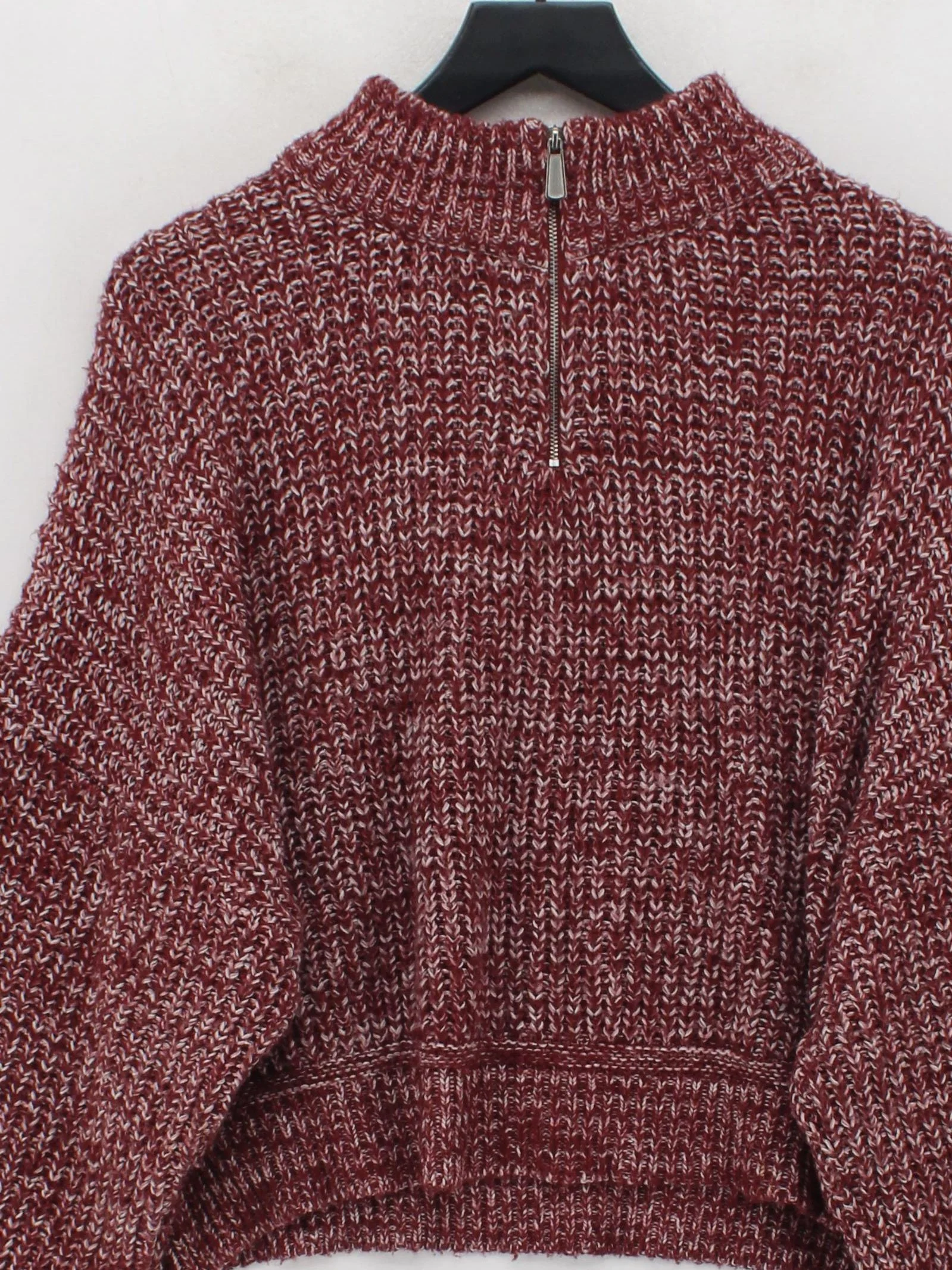 Topshop Women's Jumper M Red Acrylic with Polyamide High Neck Pullover - Image 3
