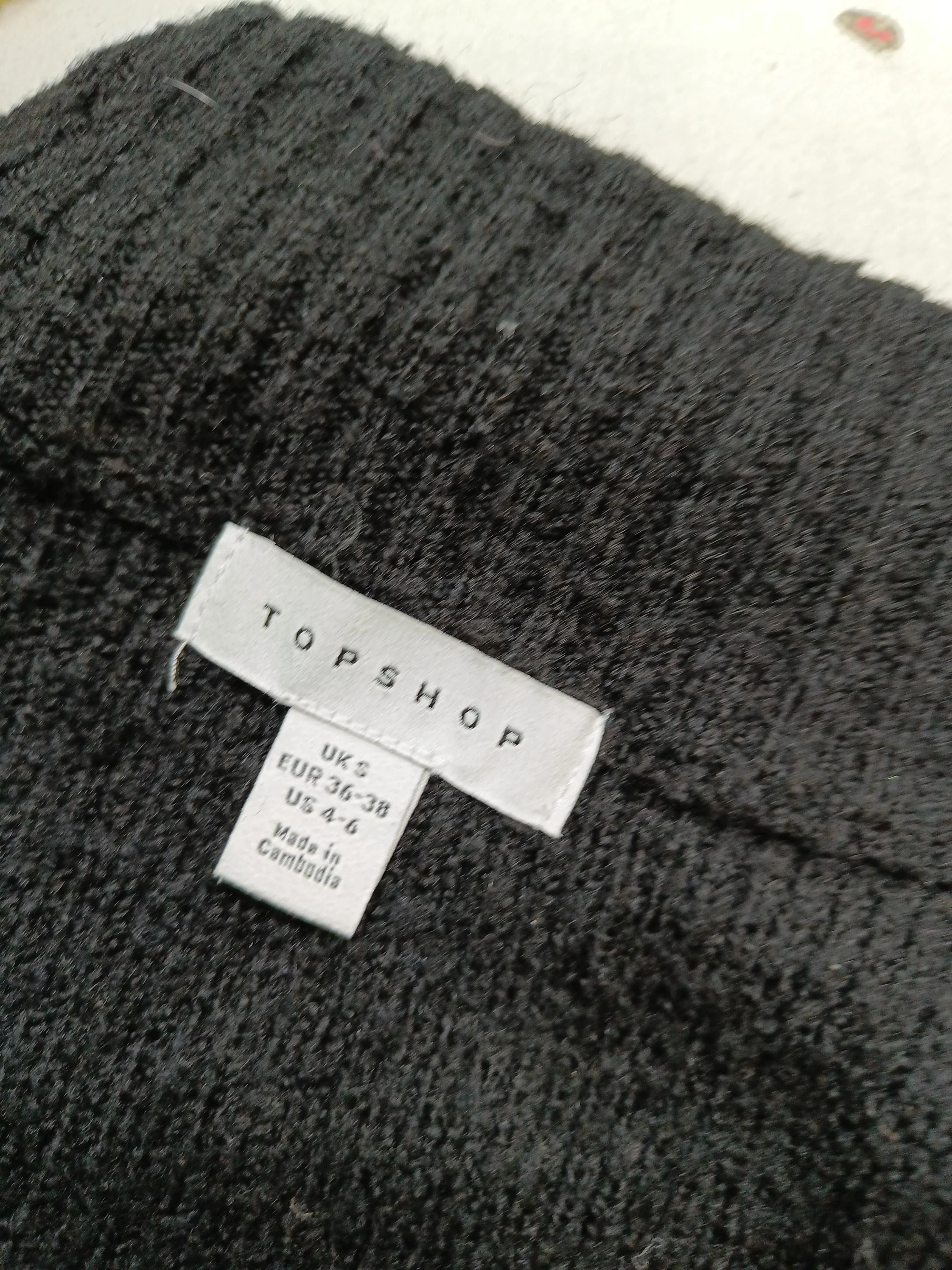 Topshop Women's Jumper S Black 100% Other Crew Neck Pullover - Image 6