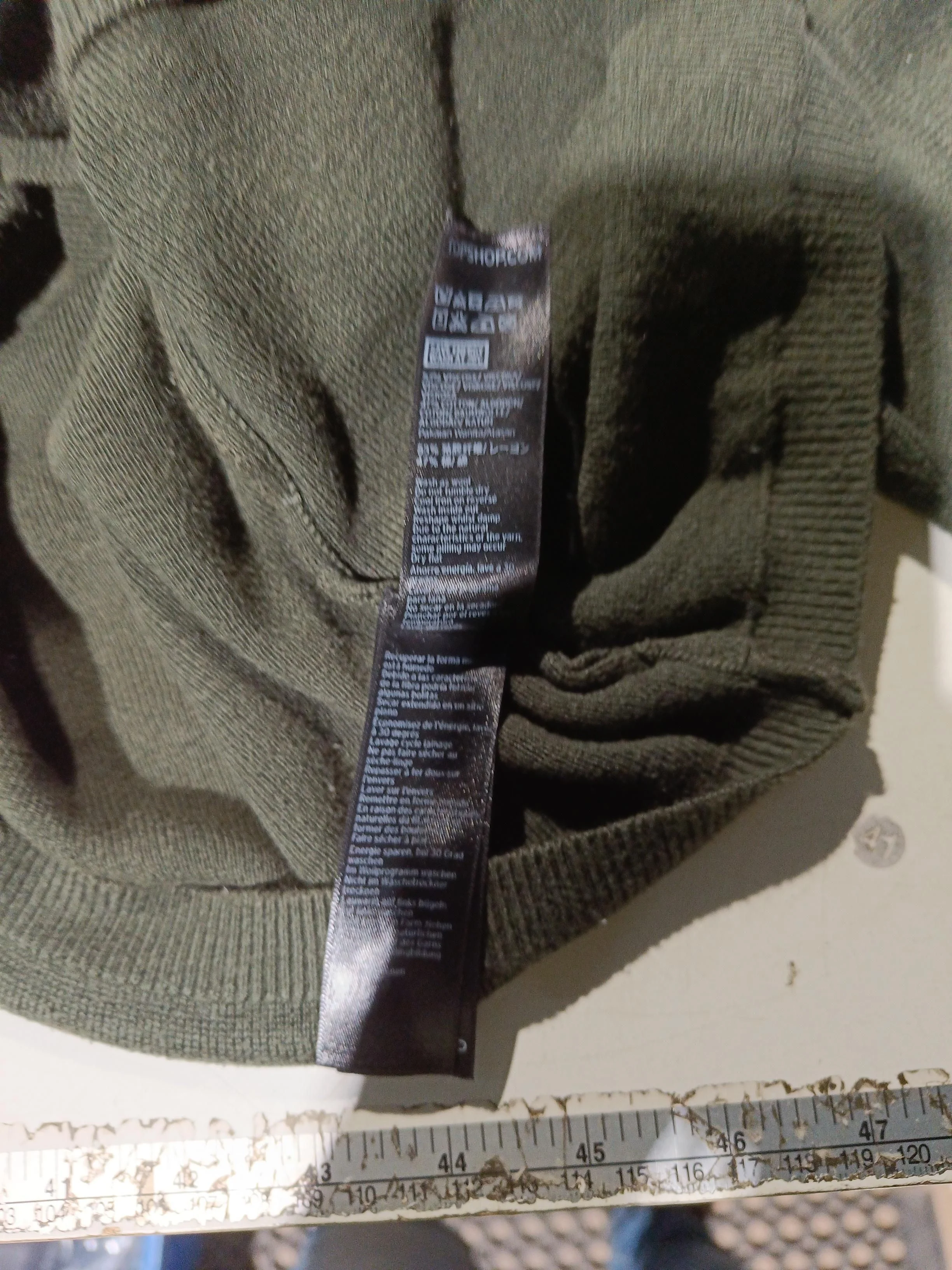Topshop Women's Jumper UK 10 Green 100% Other Mock Neck Pullover - Image 6