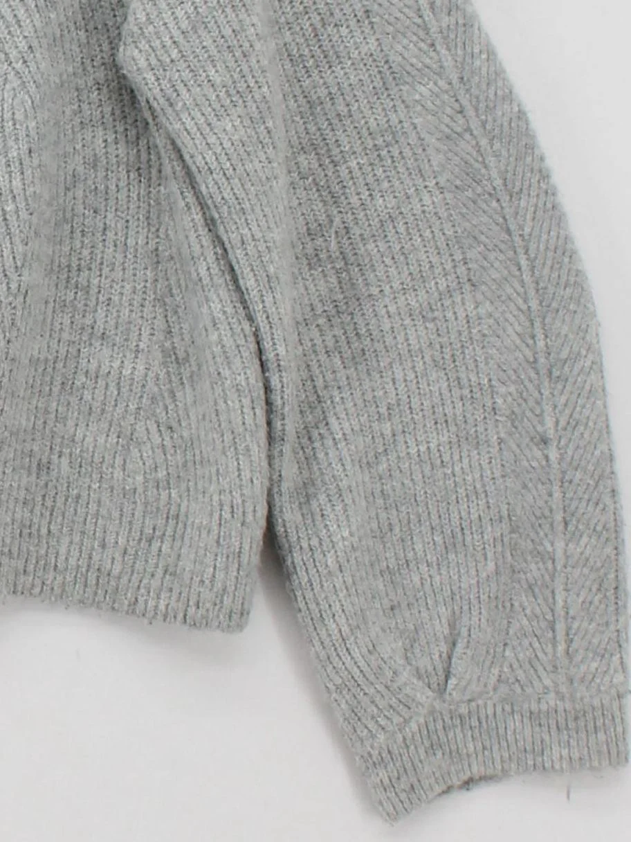 Topshop Women's Jumper UK 12 Grey Acrylic with Polyester, Elastane Pullover - Image 4