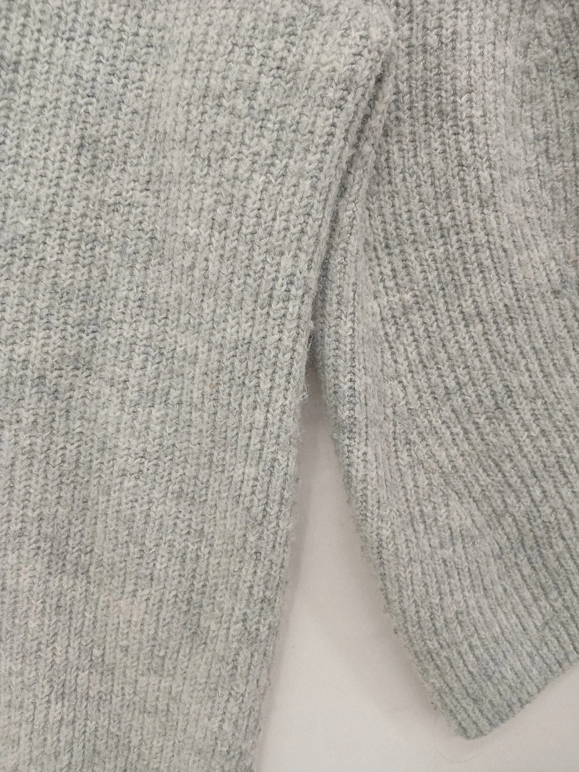 Topshop Women's Jumper UK 12 Grey Acrylic with Polyester, Elastane Pullover - Image 5