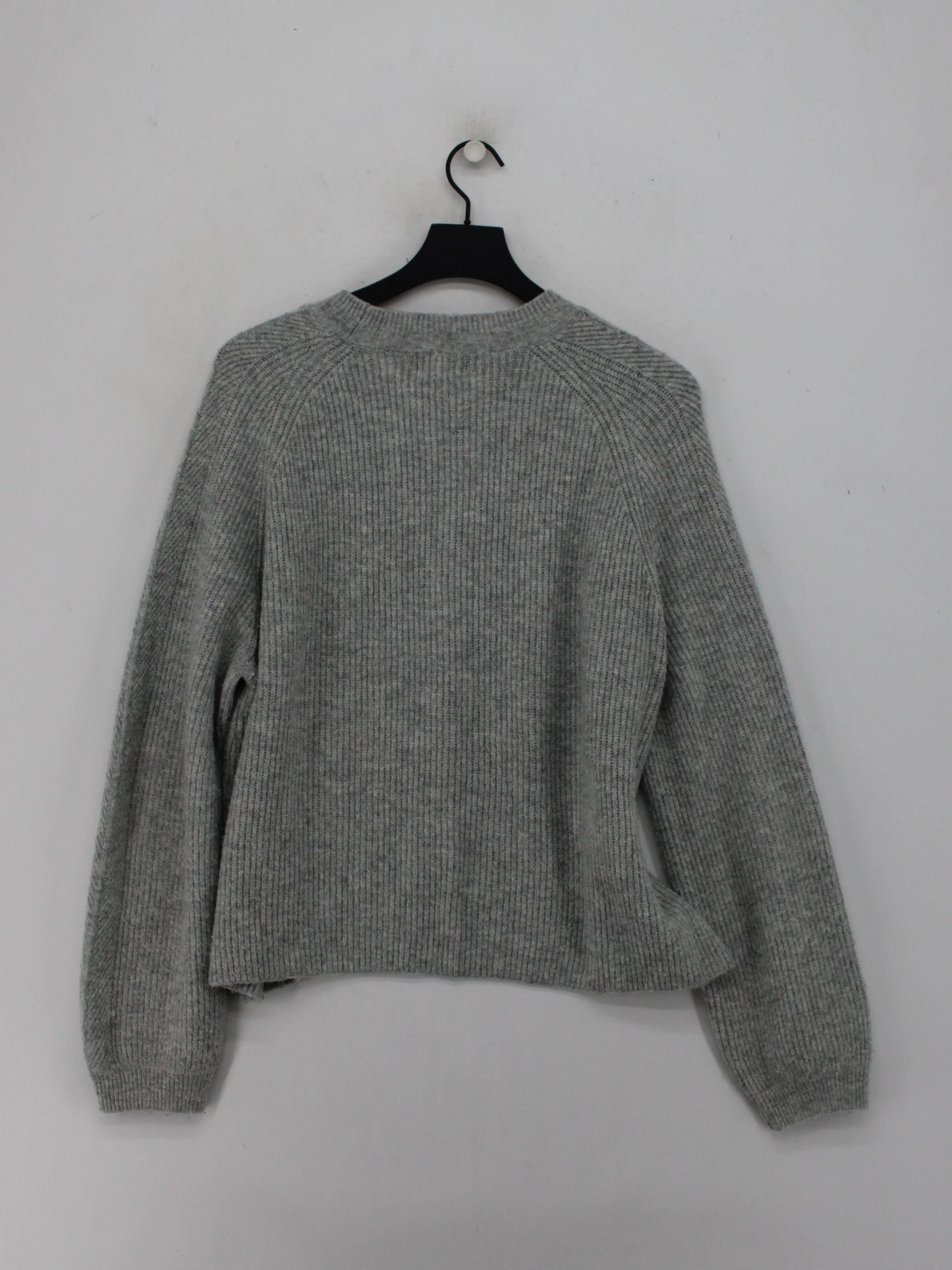Topshop Women's Jumper UK 14 Grey Acrylic with Polyester, Elastane Pullover - Image 2