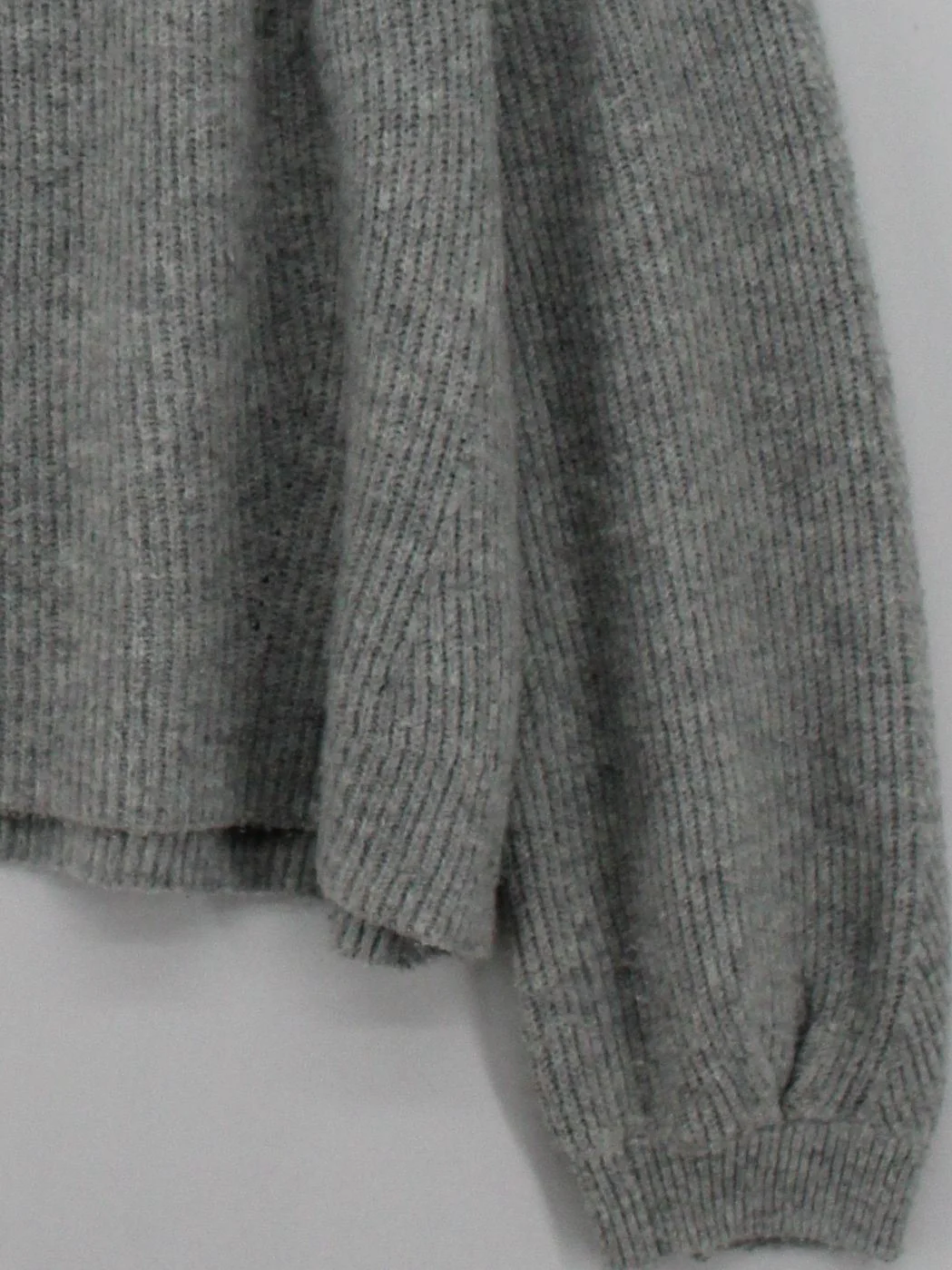 Topshop Women's Jumper UK 14 Grey Acrylic with Polyester, Elastane Pullover - Image 4
