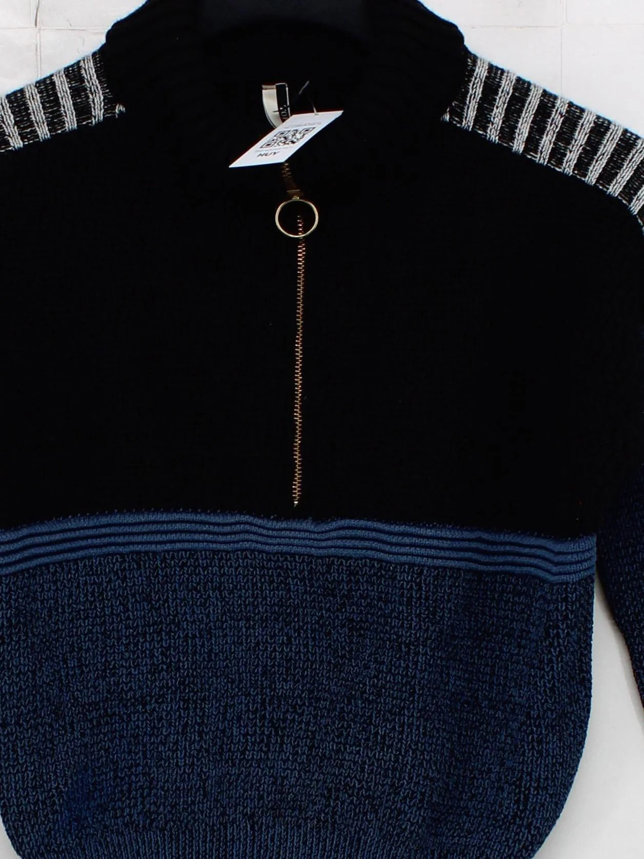 Topshop Women's Jumper UK 6 Multi Viscose with Nylon, Acrylic Pullover - Image 3