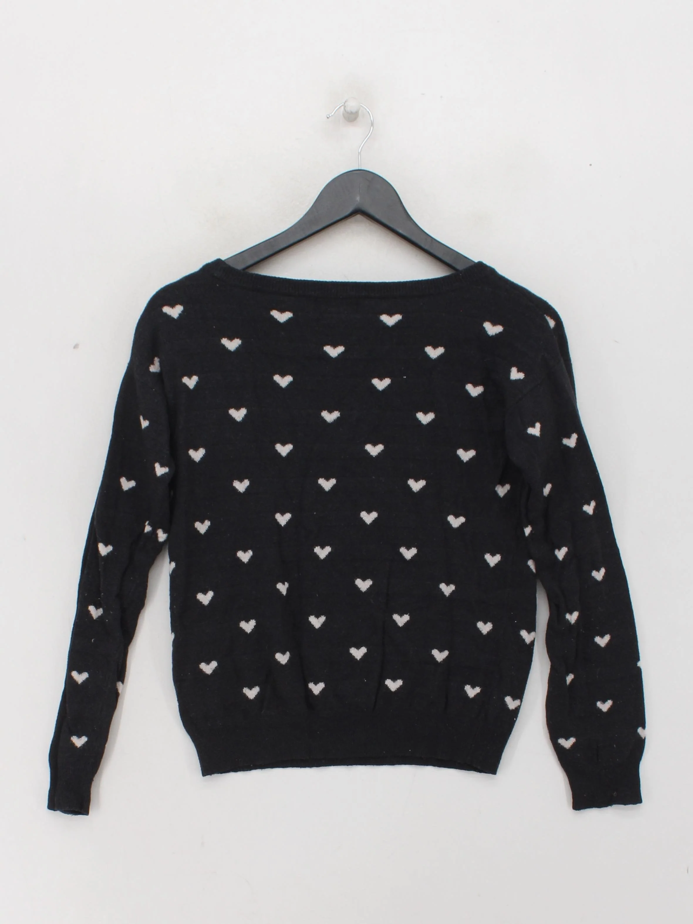 Topshop Women's Jumper UK 8 Black Viscose with Nylon, Angora Pullover - Image 2