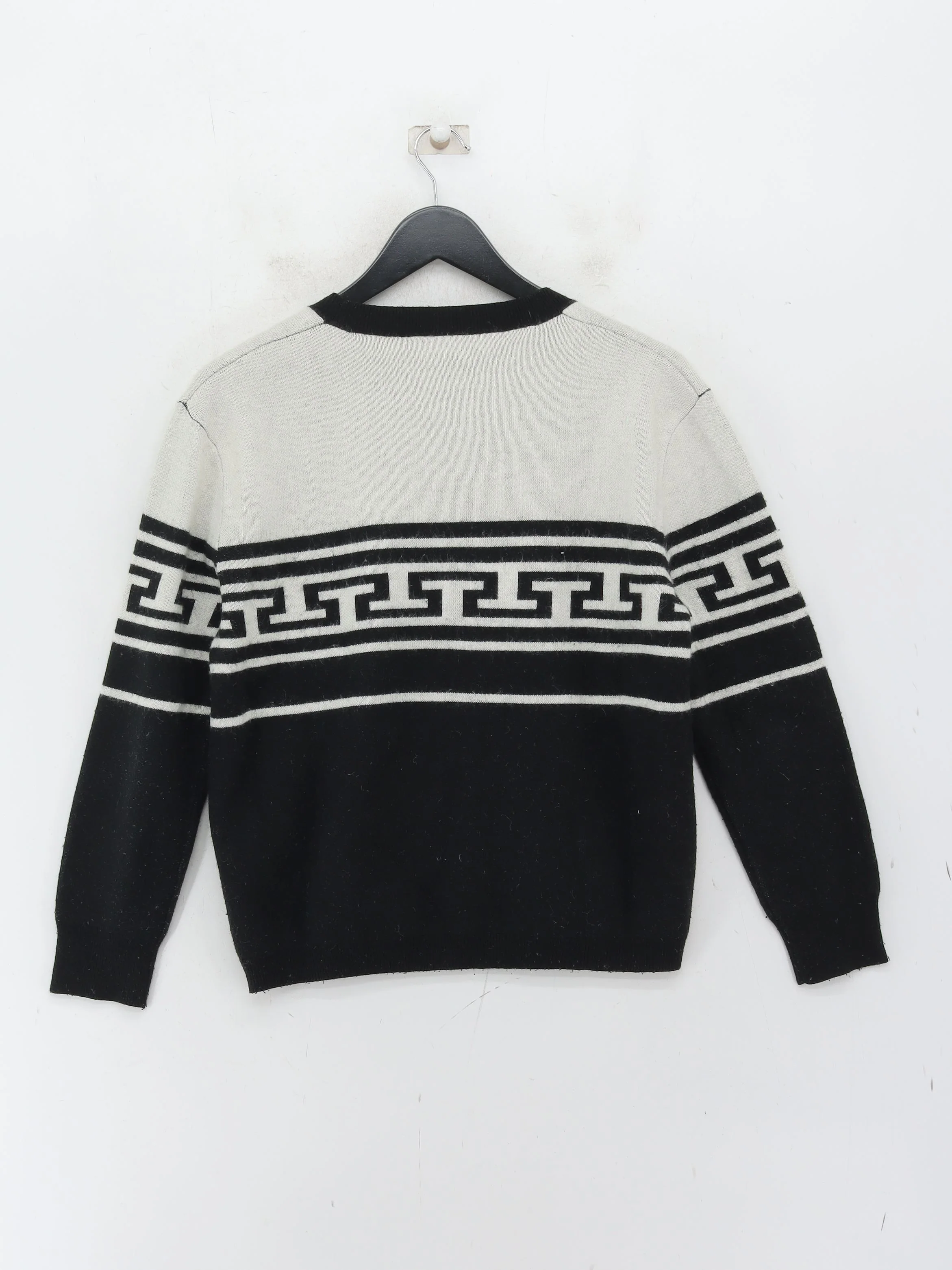 Topshop Women's Jumper UK 8 Multi Acrylic with Nylon Round Neck Pullover - Image 2