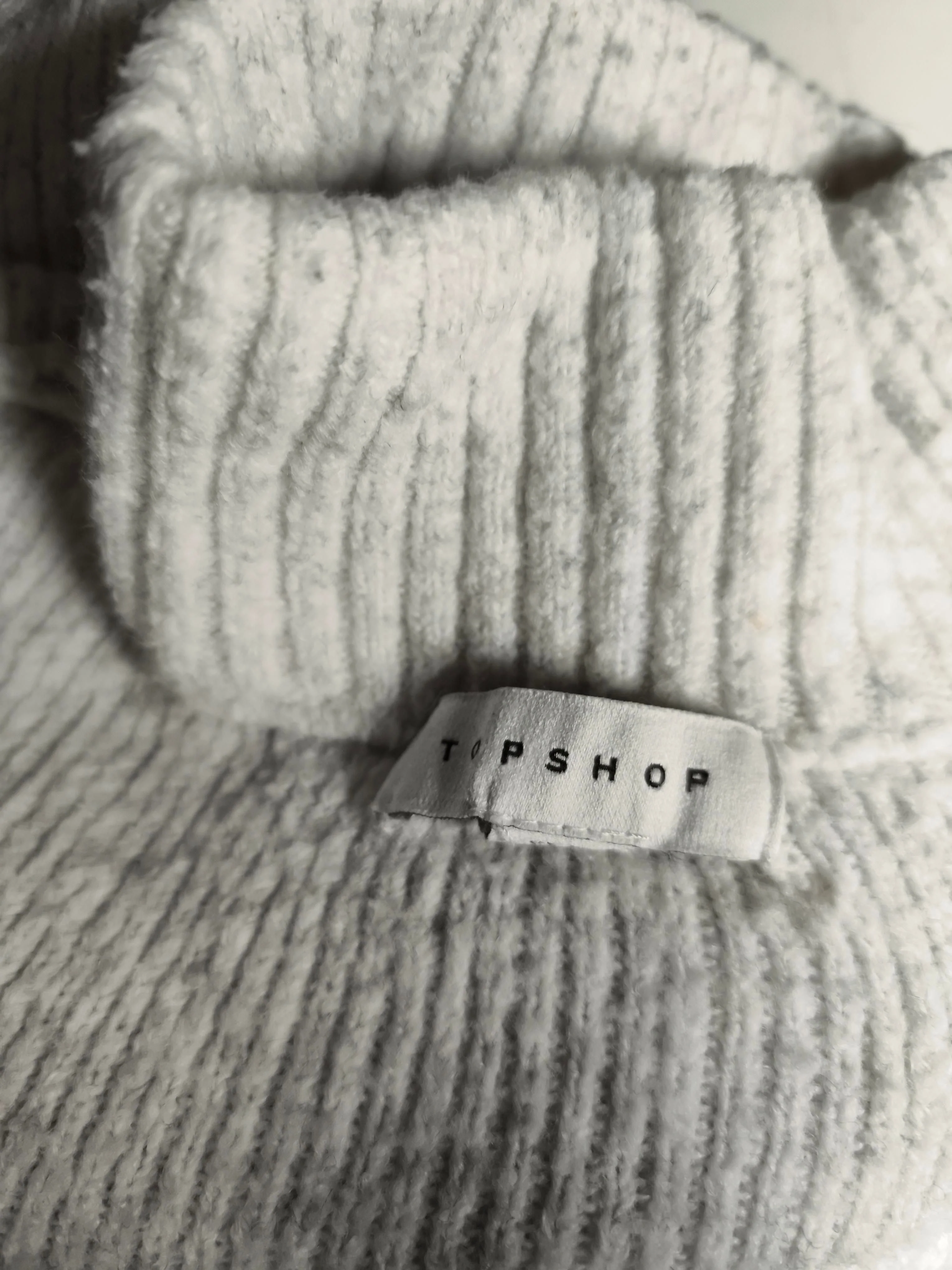 Topshop Women's Jumper XS Cream Polyester - Image 7