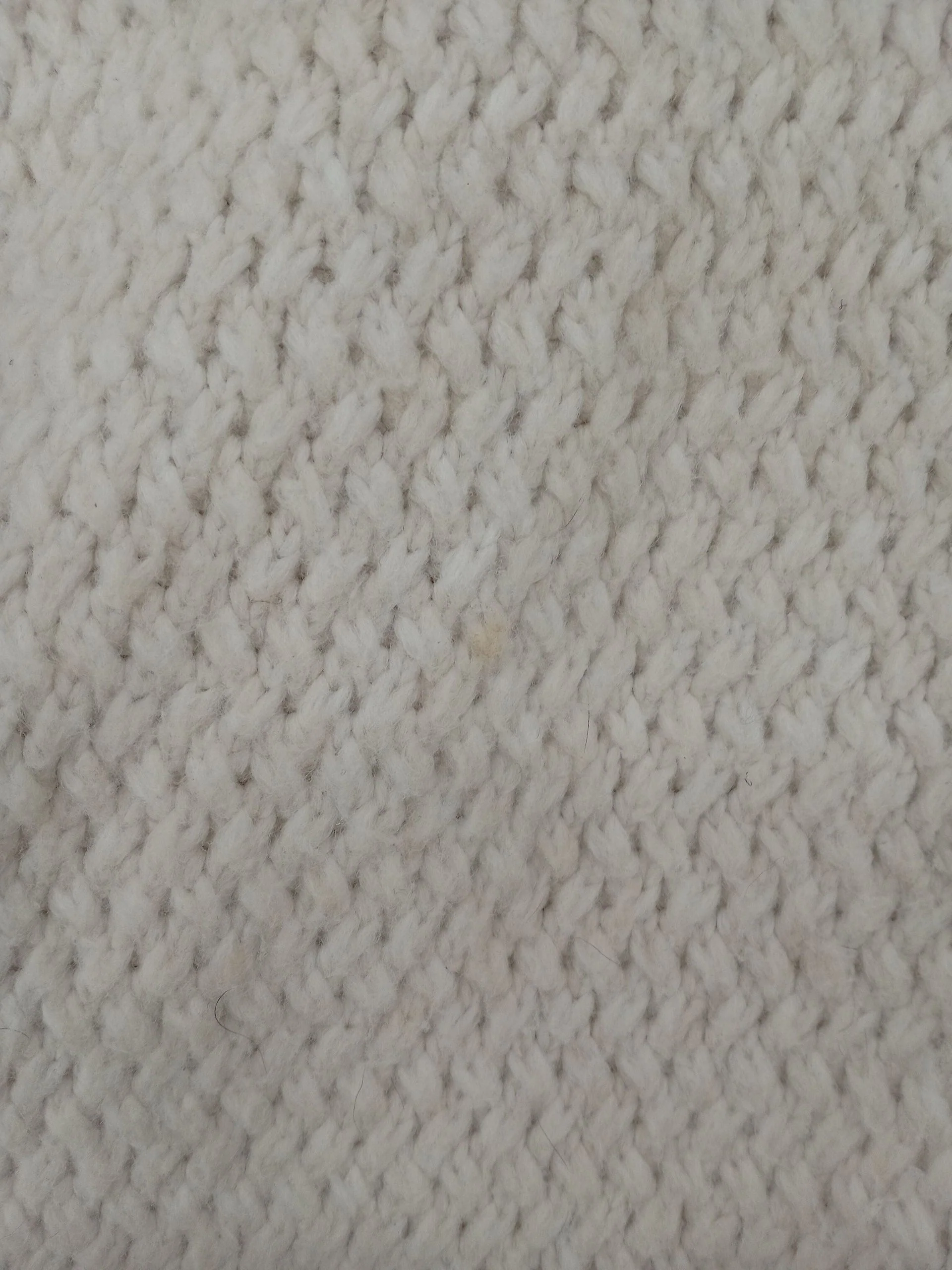 Topshop Women's Jumper XS Cream Polyester with Wool Crew Neck Pullover - Image 6
