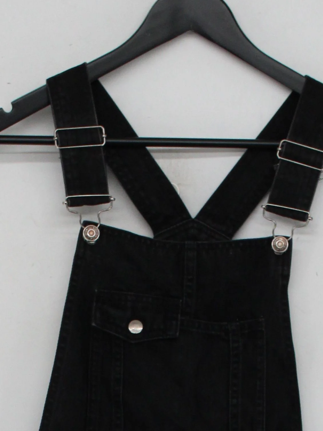 Topshop Women's Jumpsuit M Black 100% Cotton Tapered Jumpsuit - Image 3