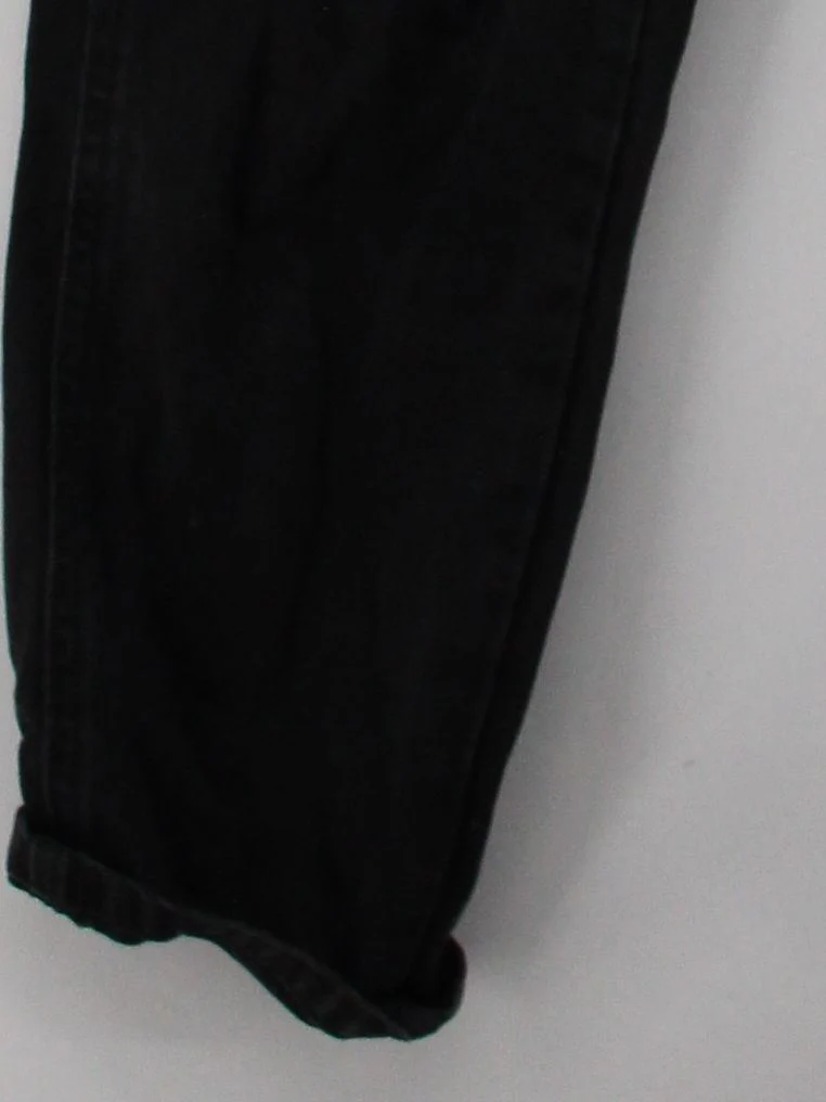 Topshop Women's Jumpsuit M Black 100% Cotton Tapered Jumpsuit - Image 4