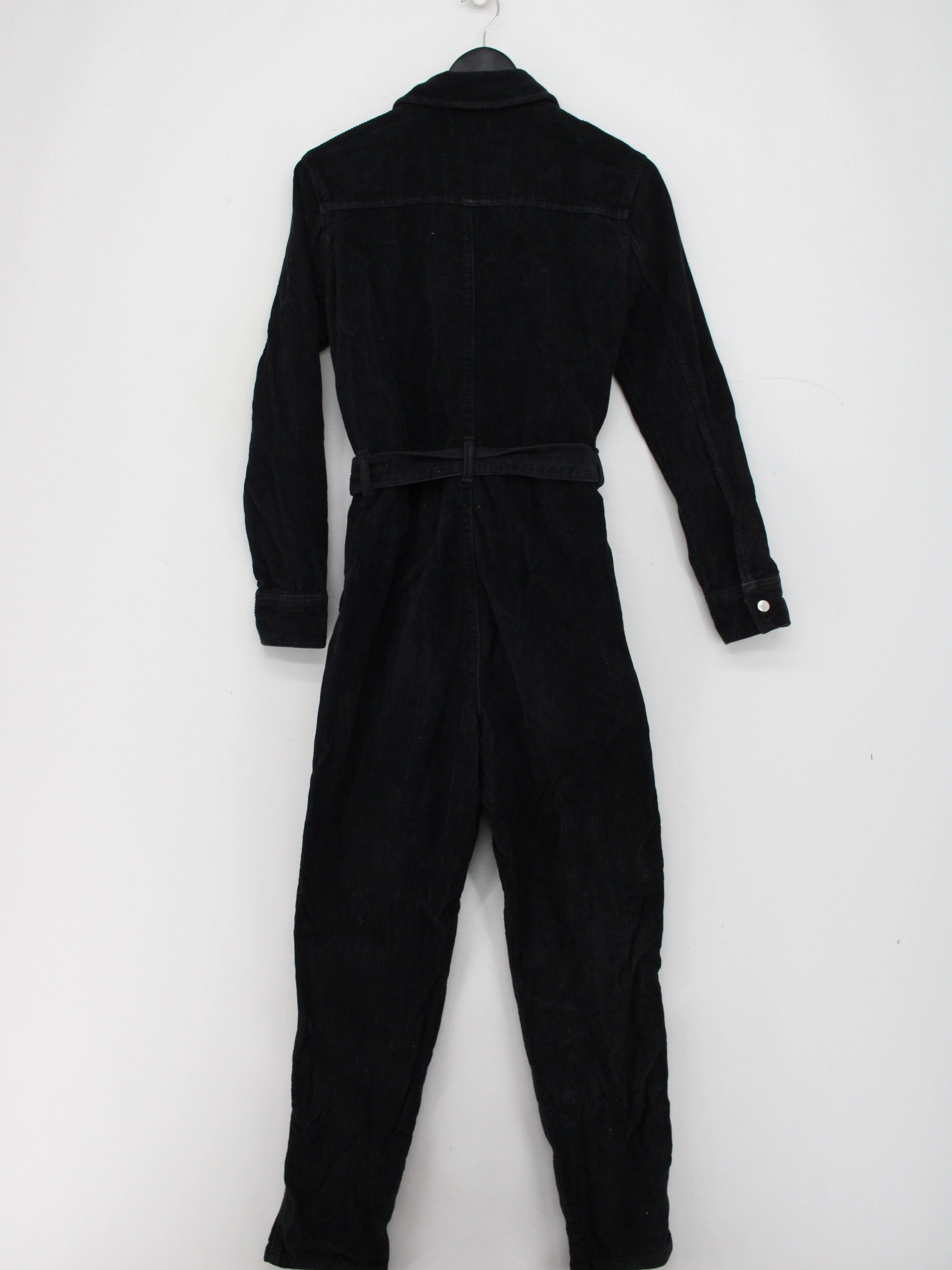 Topshop Women's Jumpsuit UK 12 Black 100% Cotton Wide-Leg Jumpsuit - Image 2