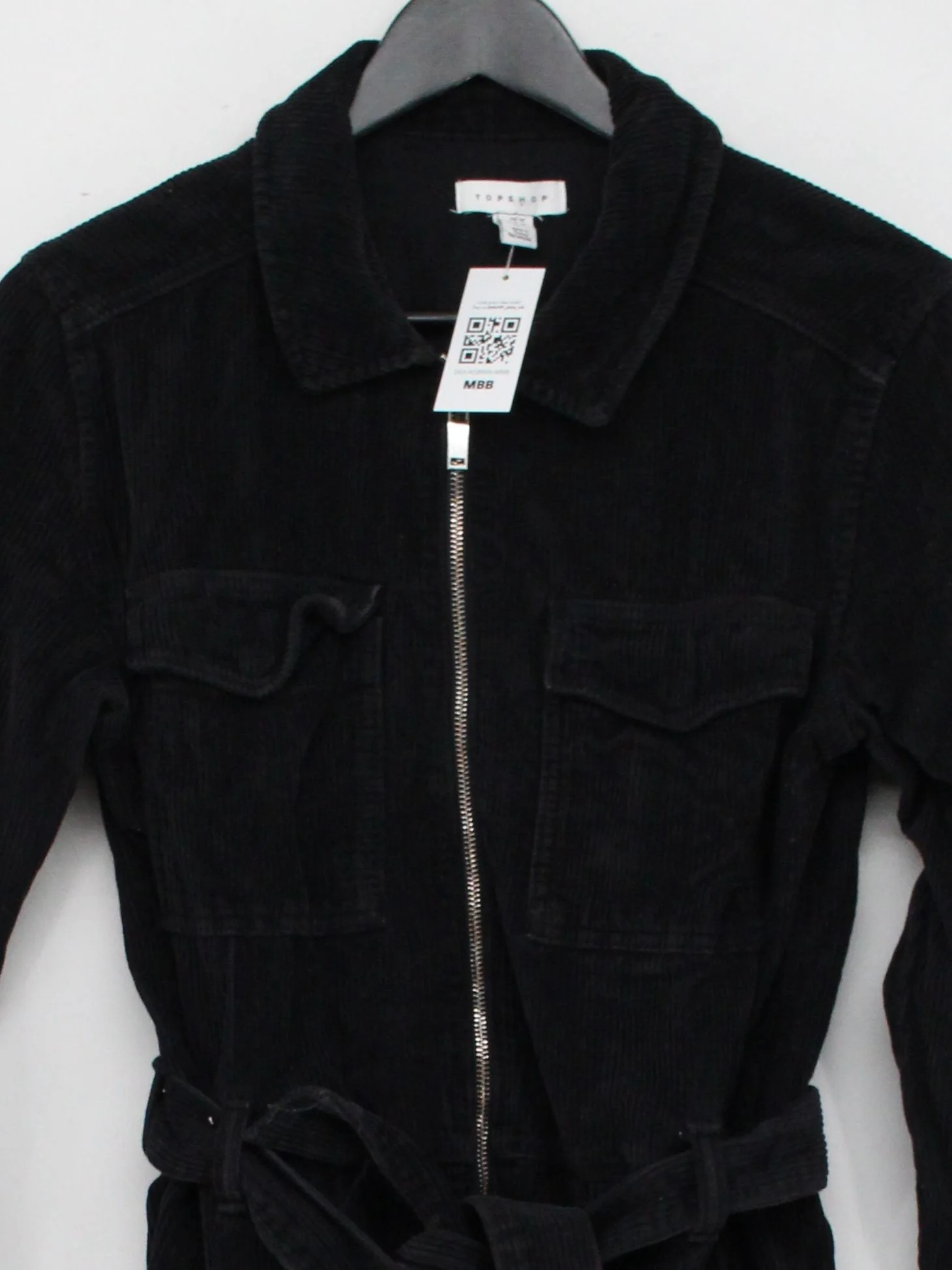 Topshop Women's Jumpsuit UK 12 Black 100% Cotton Wide-Leg Jumpsuit - Image 3