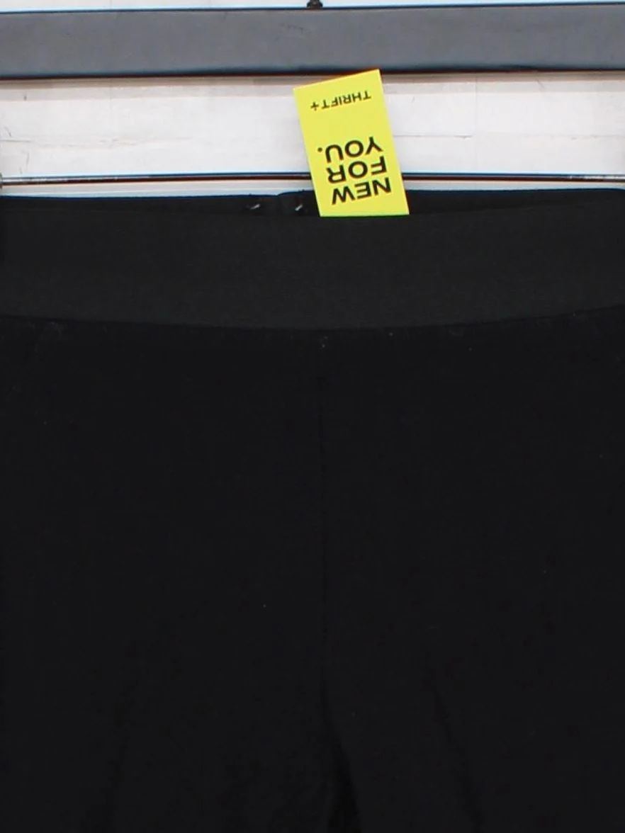 Topshop Women's Leggings UK 8 Black Viscose with Polyamide, Elastane Full length - Image 3