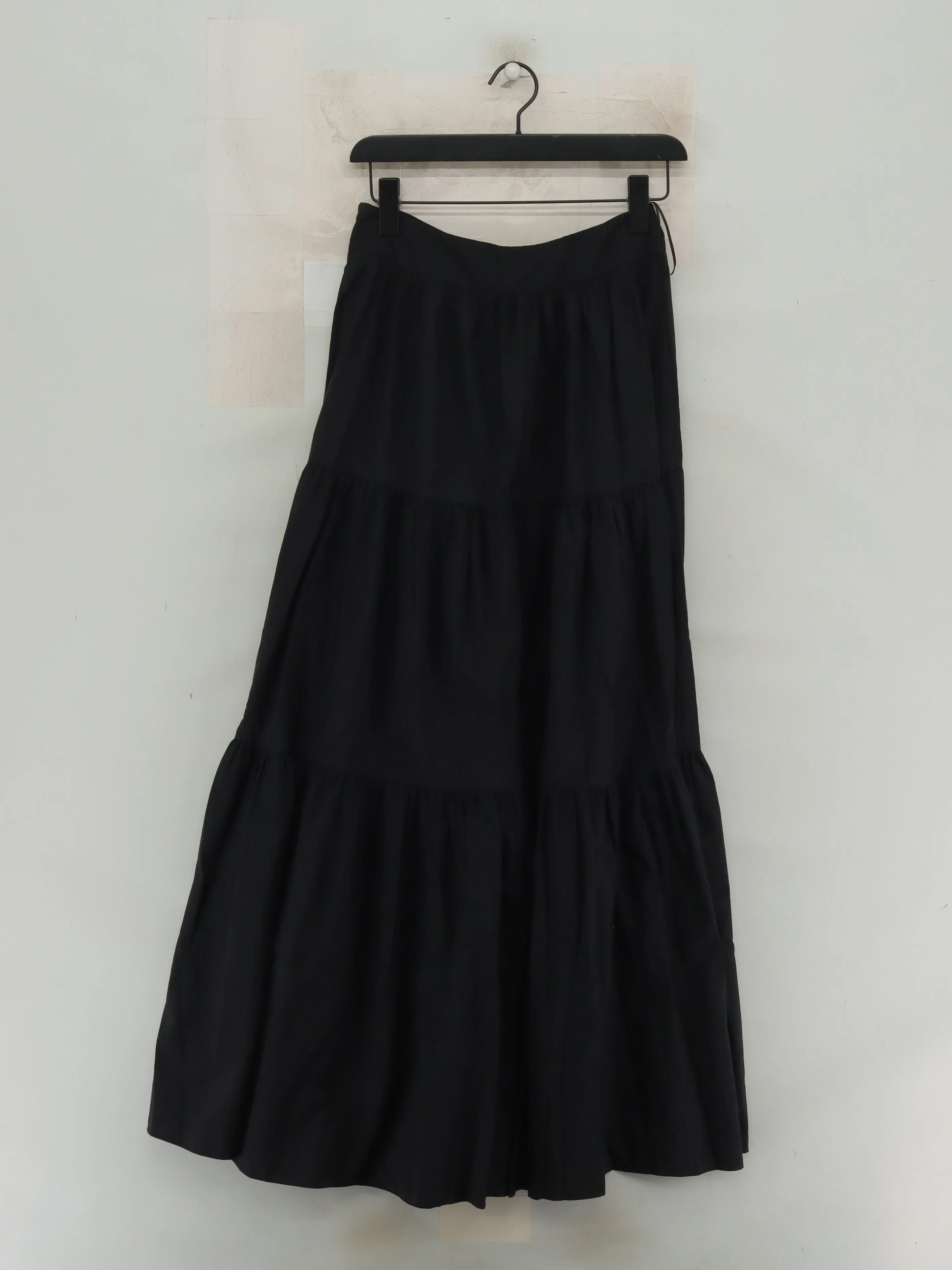 Topshop Women's Maxi Skirt M Black 100% Nylon Long Maxi - Image 2