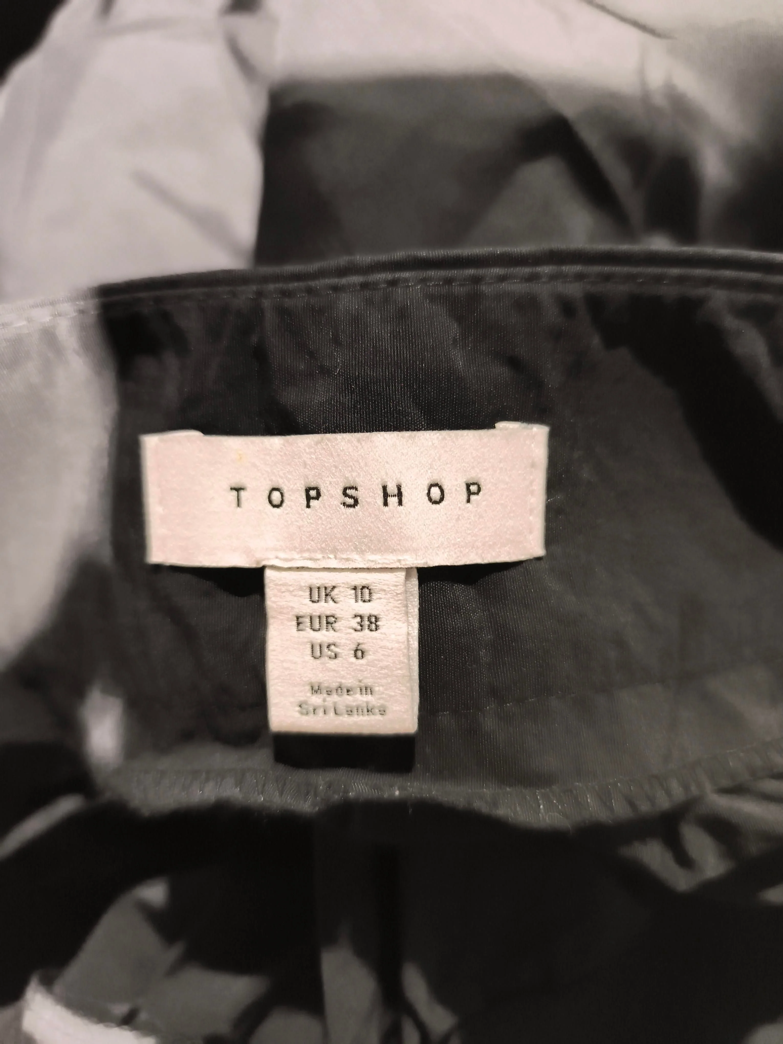 Topshop Women's Maxi Skirt M Black 100% Nylon Long Maxi - Image 5