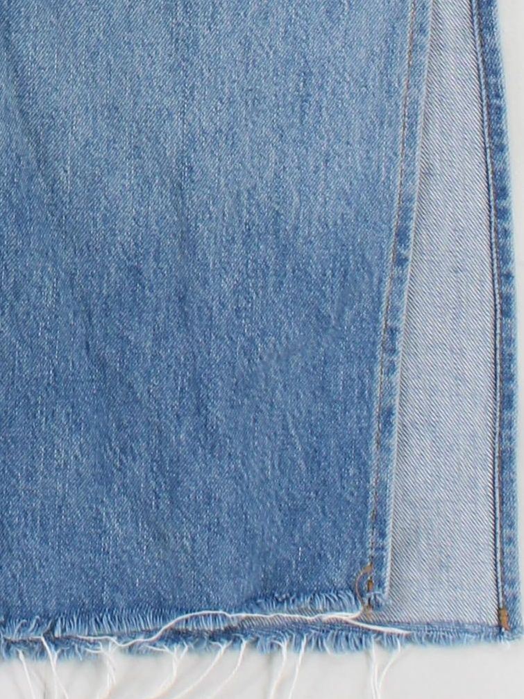 Topshop Women's Maxi Skirt S Blue 100% Cotton Long Maxi - Image 4