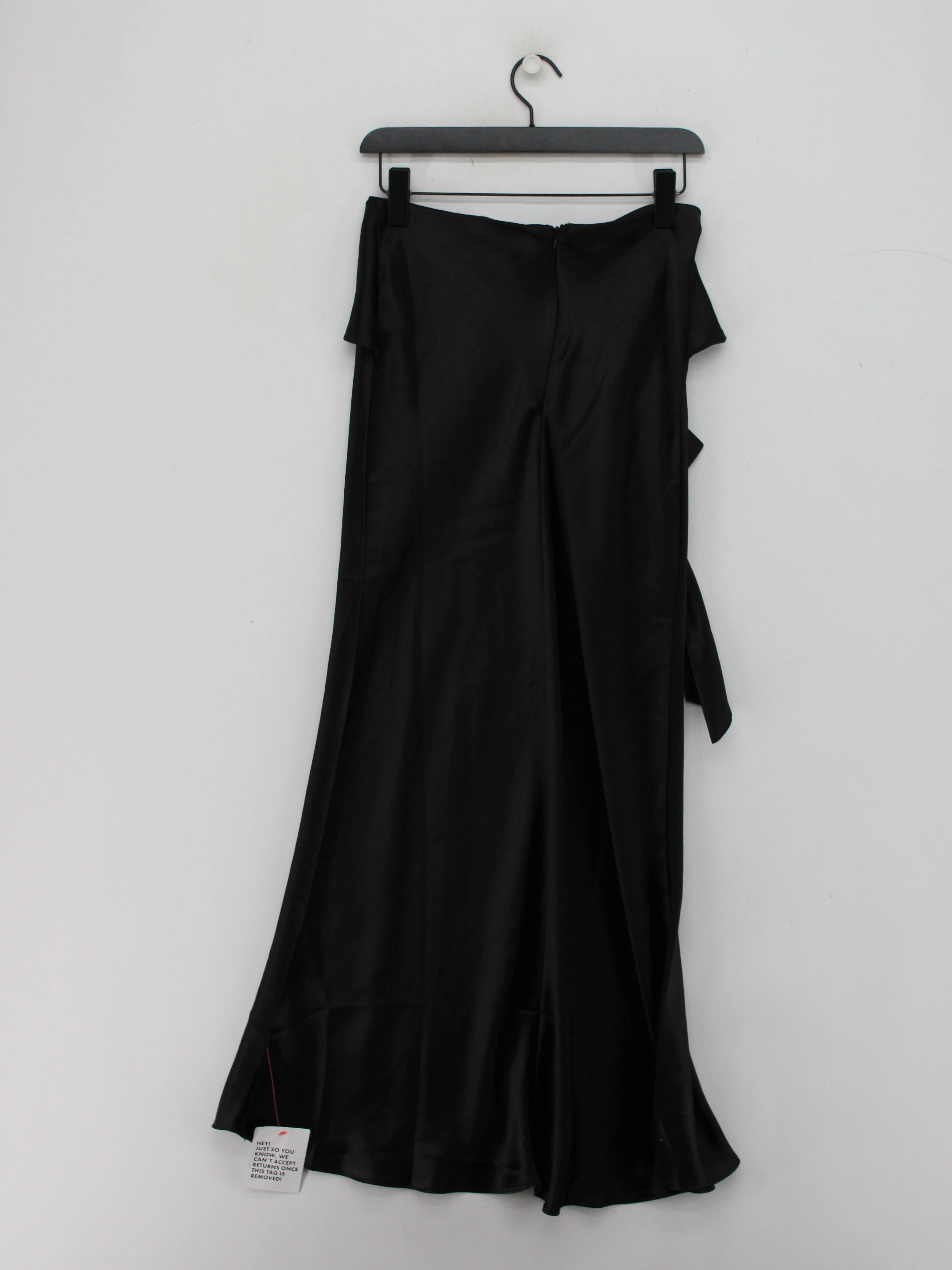 Topshop Women's Maxi Skirt UK 10 Black Polyester with Elastane Long Maxi - Image 2