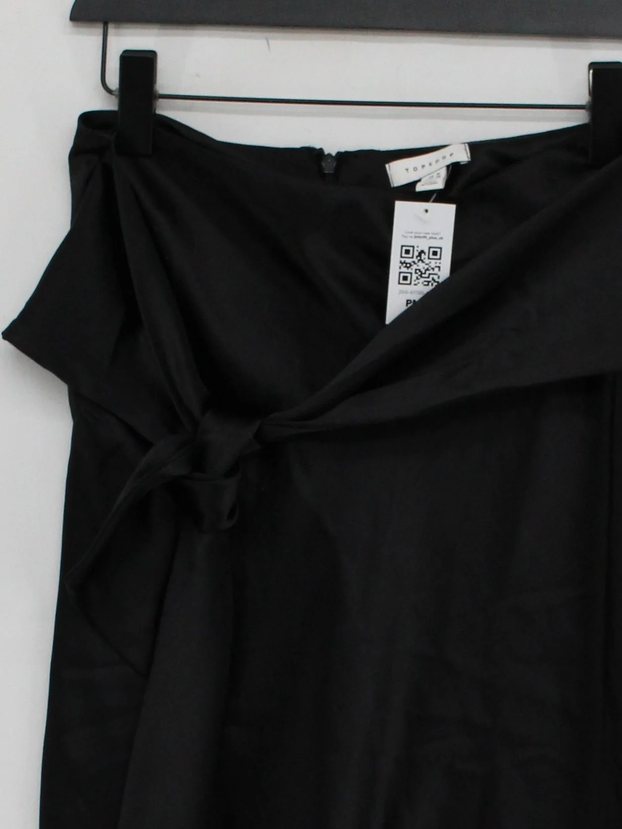Topshop Women's Maxi Skirt UK 10 Black Polyester with Elastane Long Maxi - Image 3