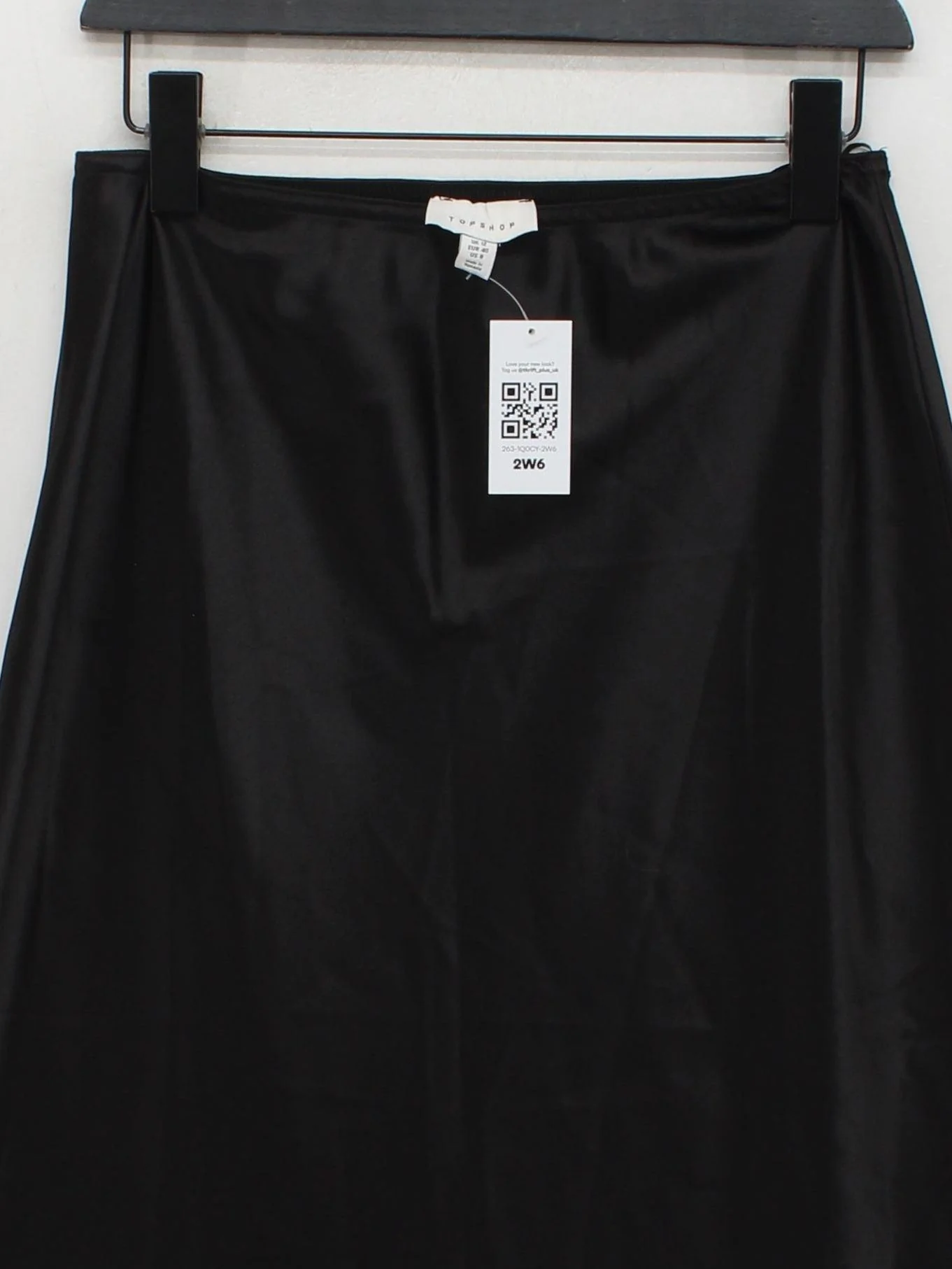 Topshop Women's Maxi Skirt UK 12 Black Polyester with Elastane Long Maxi - Image 3