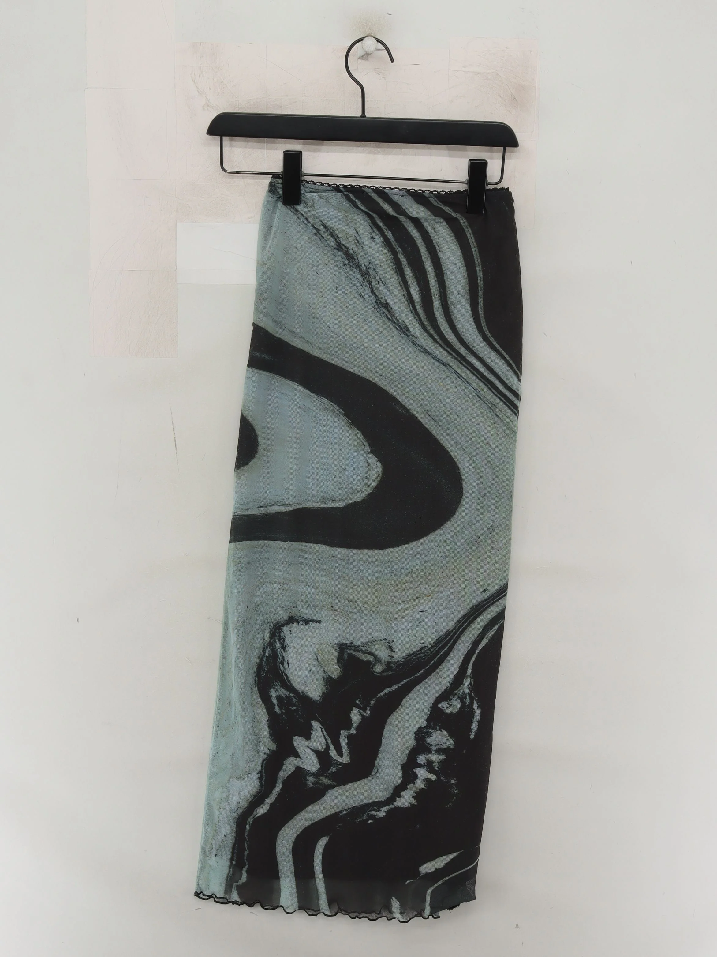 Topshop Women's Maxi Skirt UK 6 Multi Polyester with Elastane Long Maxi - Image 2