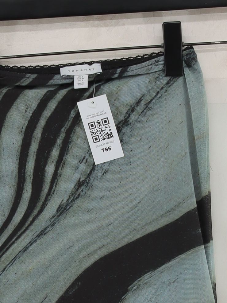 Topshop Women's Maxi Skirt UK 6 Multi Polyester with Elastane Long Maxi - Image 3