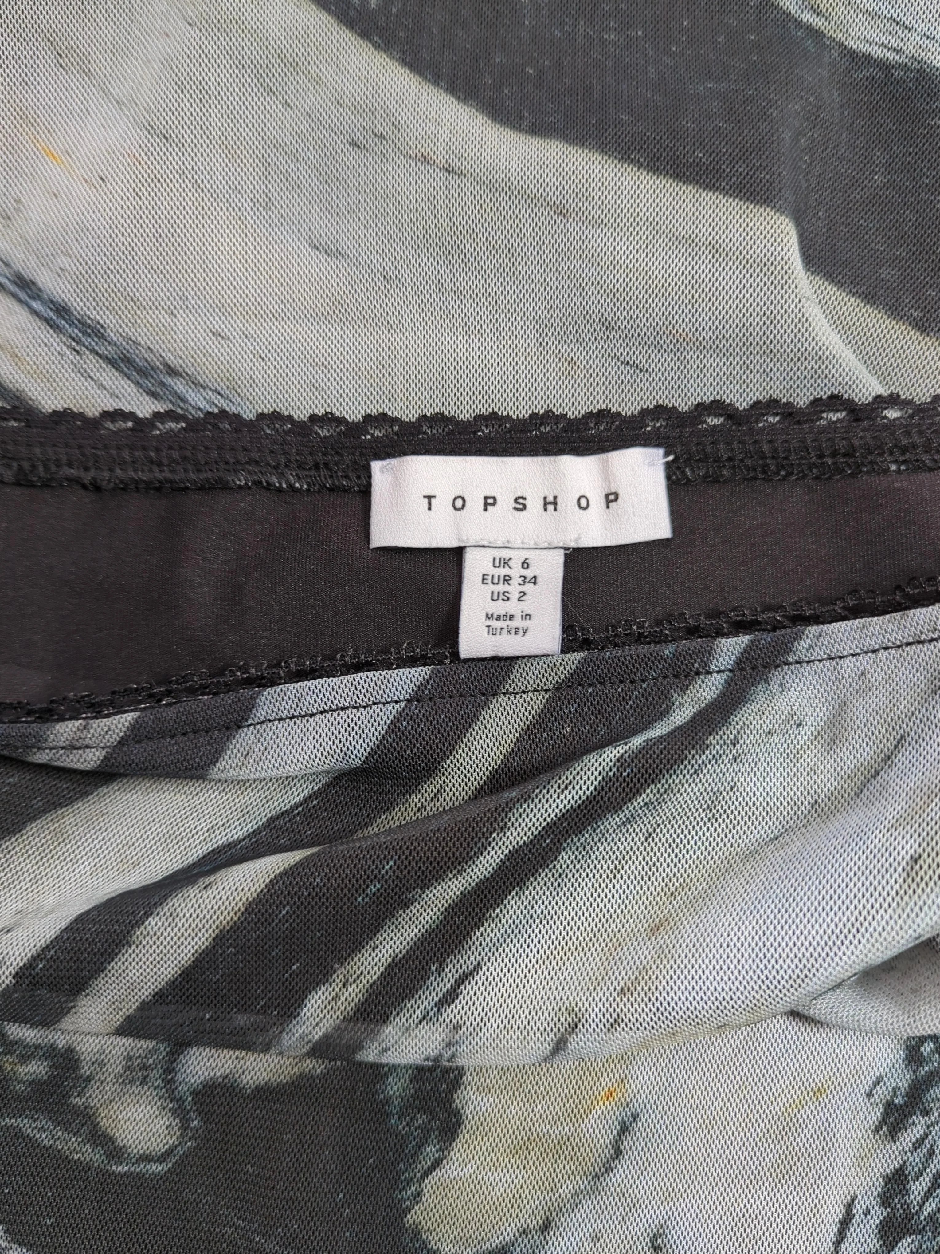 Topshop Women's Maxi Skirt UK 6 Multi Polyester with Elastane Long Maxi - Image 5