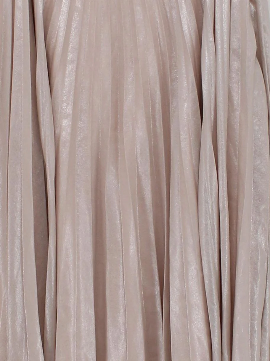 Topshop Women's Midi Skirt S Cream 100% Other Midi Pleated - Image 3