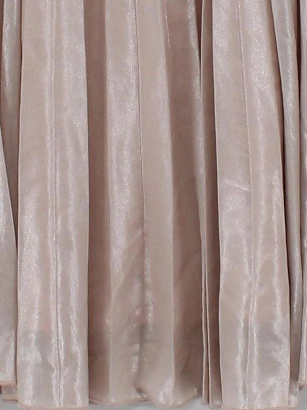 Topshop Women's Midi Skirt S Cream 100% Other Midi Pleated - Image 4
