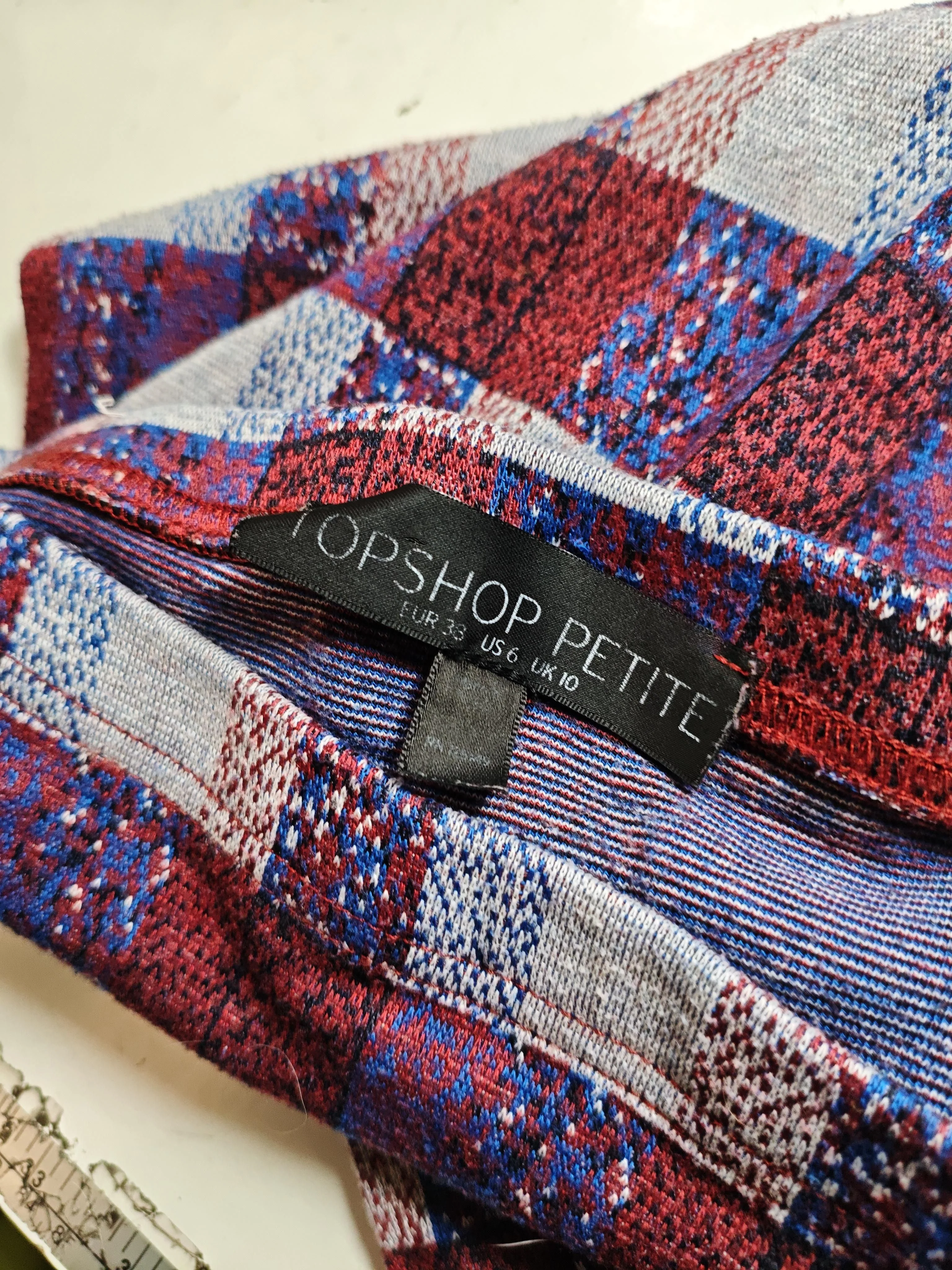 Topshop Women's Midi Skirt UK 10 Multi Polyester - Image 5
