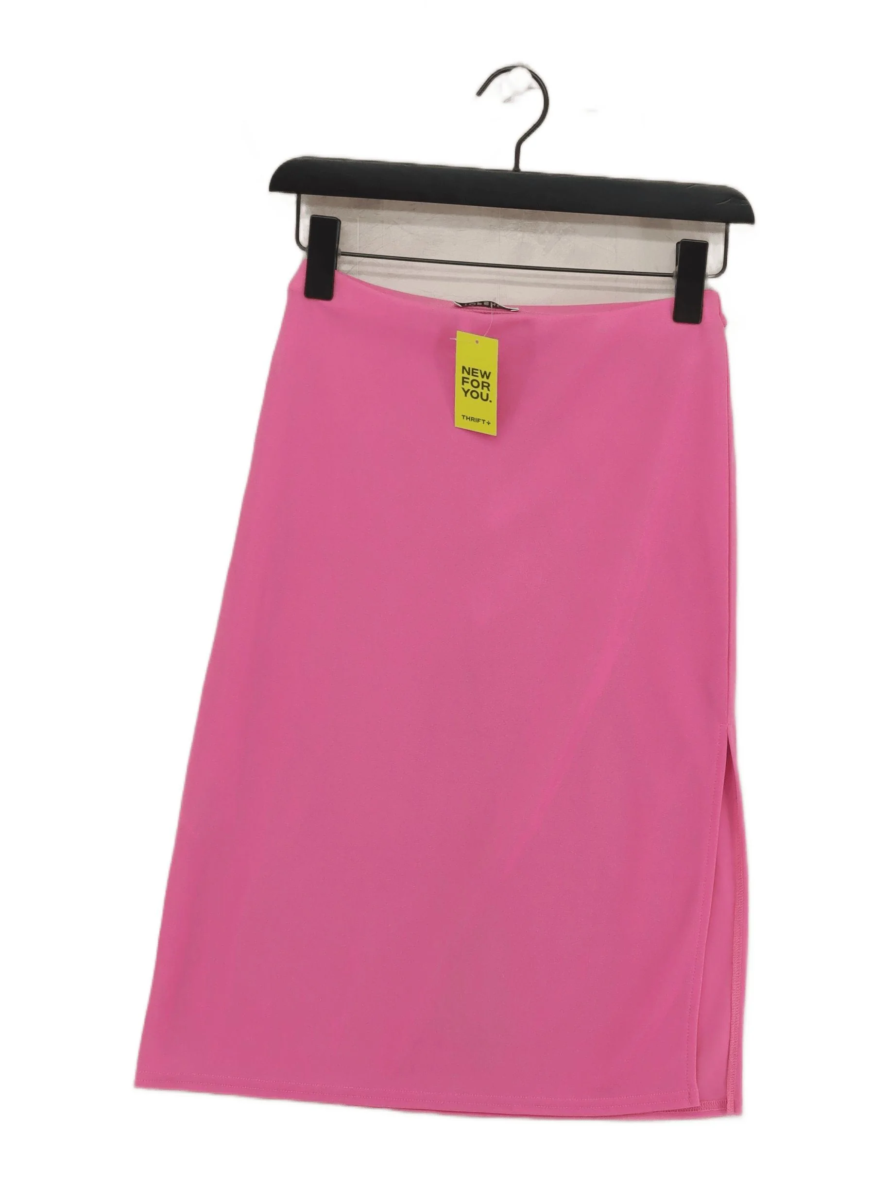Topshop Women's Midi Skirt UK 10 Pink Polyester