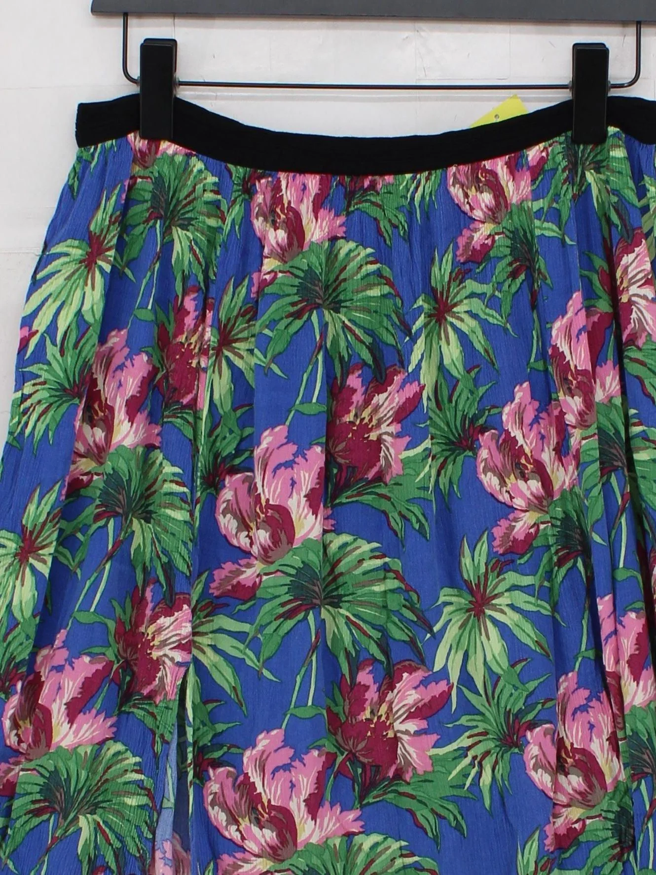 Topshop Women's Midi Skirt UK 12 Multi Floral 100% Viscose Midi A-Line - Image 3