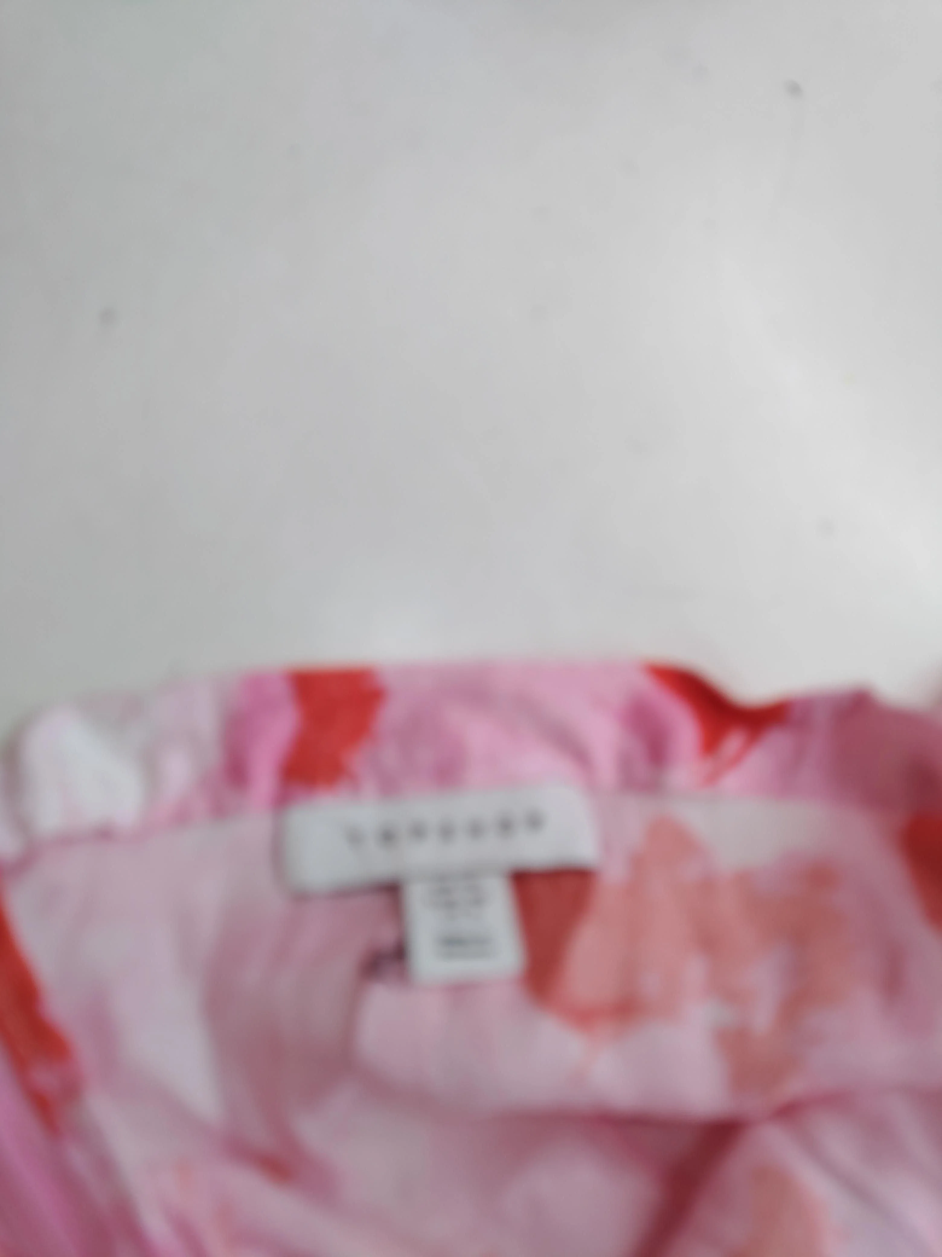 Topshop Women's Midi Skirt UK 12 Pink Floral 100% Viscose Midi A-Line - Image 5