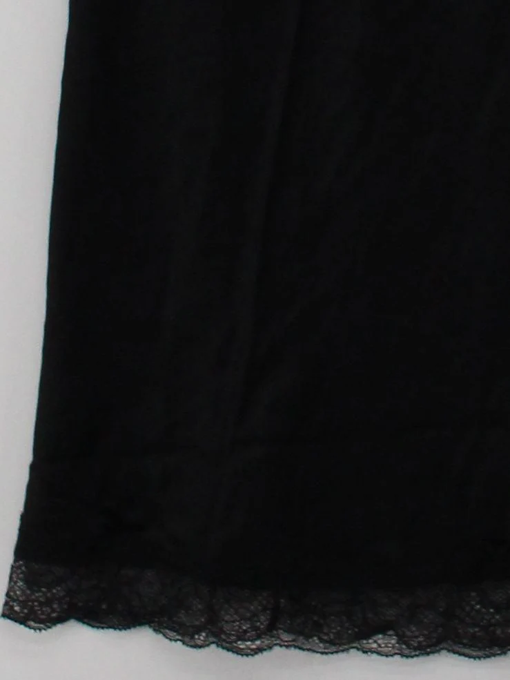 Topshop Women's Midi Skirt UK 14 Black Viscose with Nylon Midi Straight & Pencil - Image 4