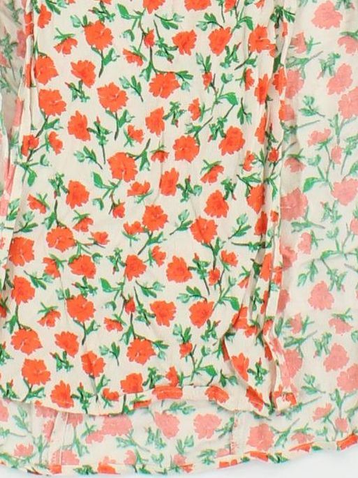 Topshop Women's Midi Skirt UK 4 Multi Floral 100% Viscose Midi A-Line - Image 4
