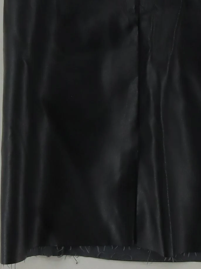 Topshop Women's Midi Skirt XL Black 100% Other Midi Straight & Pencil - Image 4