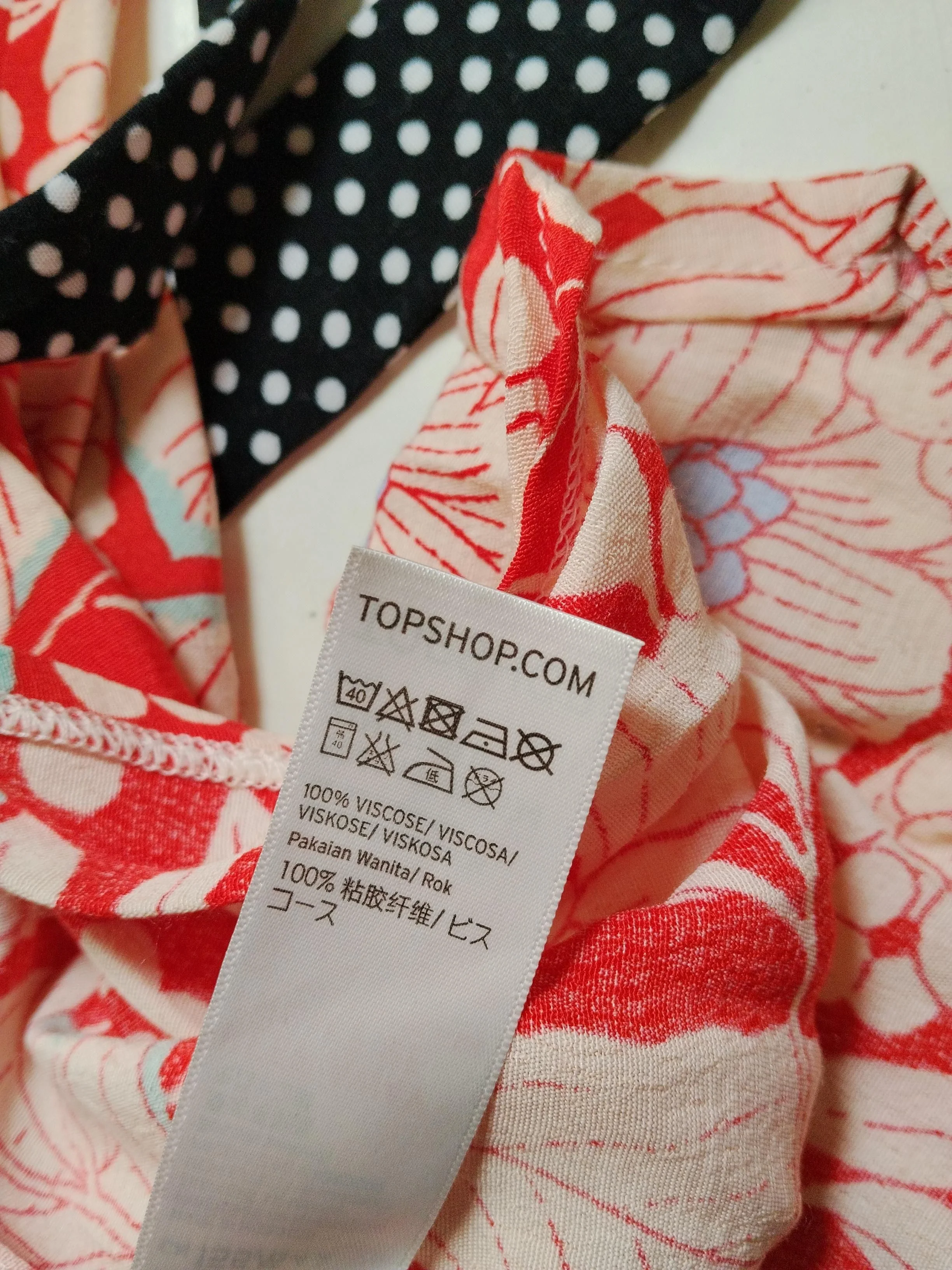 Topshop Women's Midi Skirt XS Multi Floral 100% Viscose Midi A-Line - Image 6