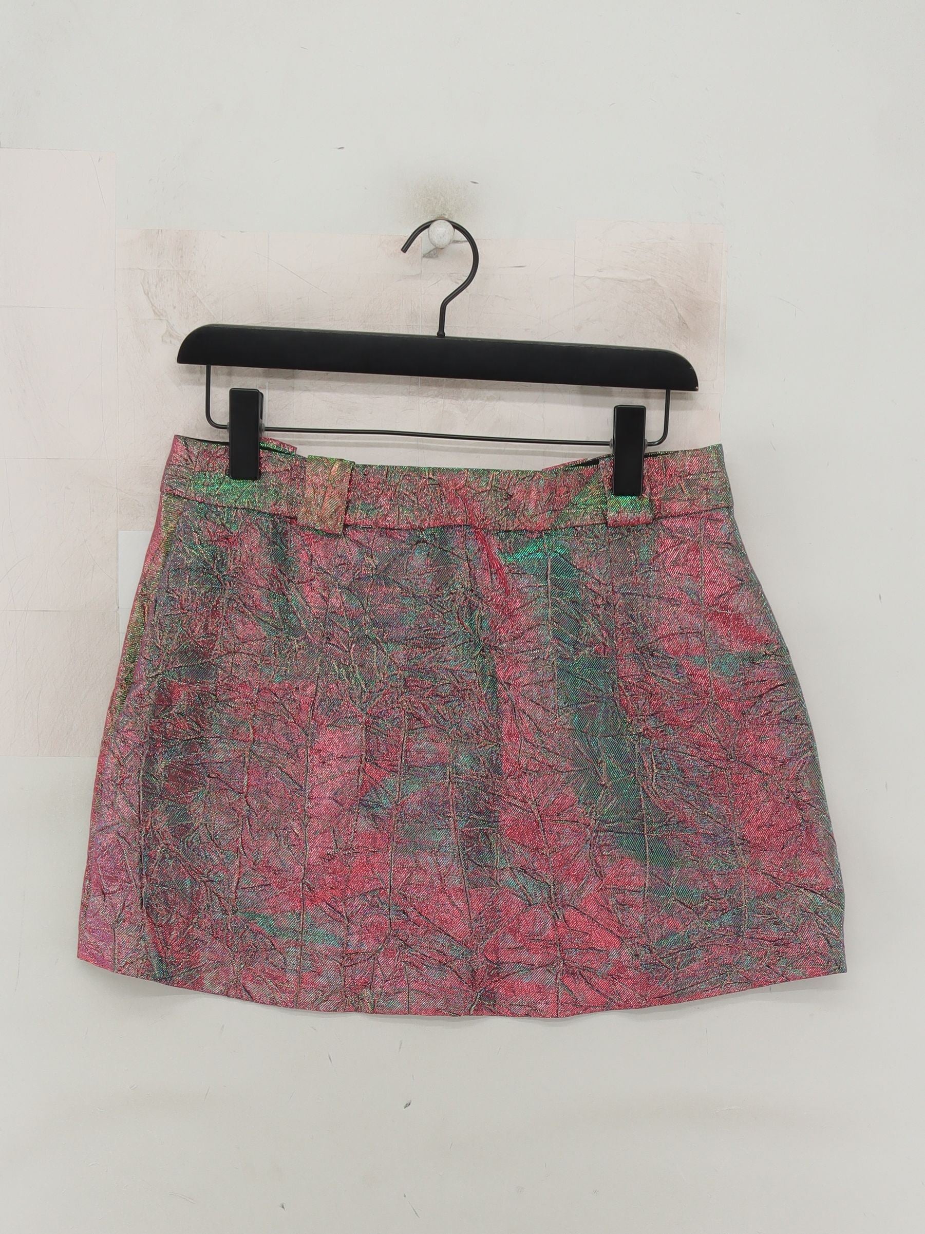 Topshop Women's Mini Skirt M Multi 100% Polyester Short Mini - Image 2