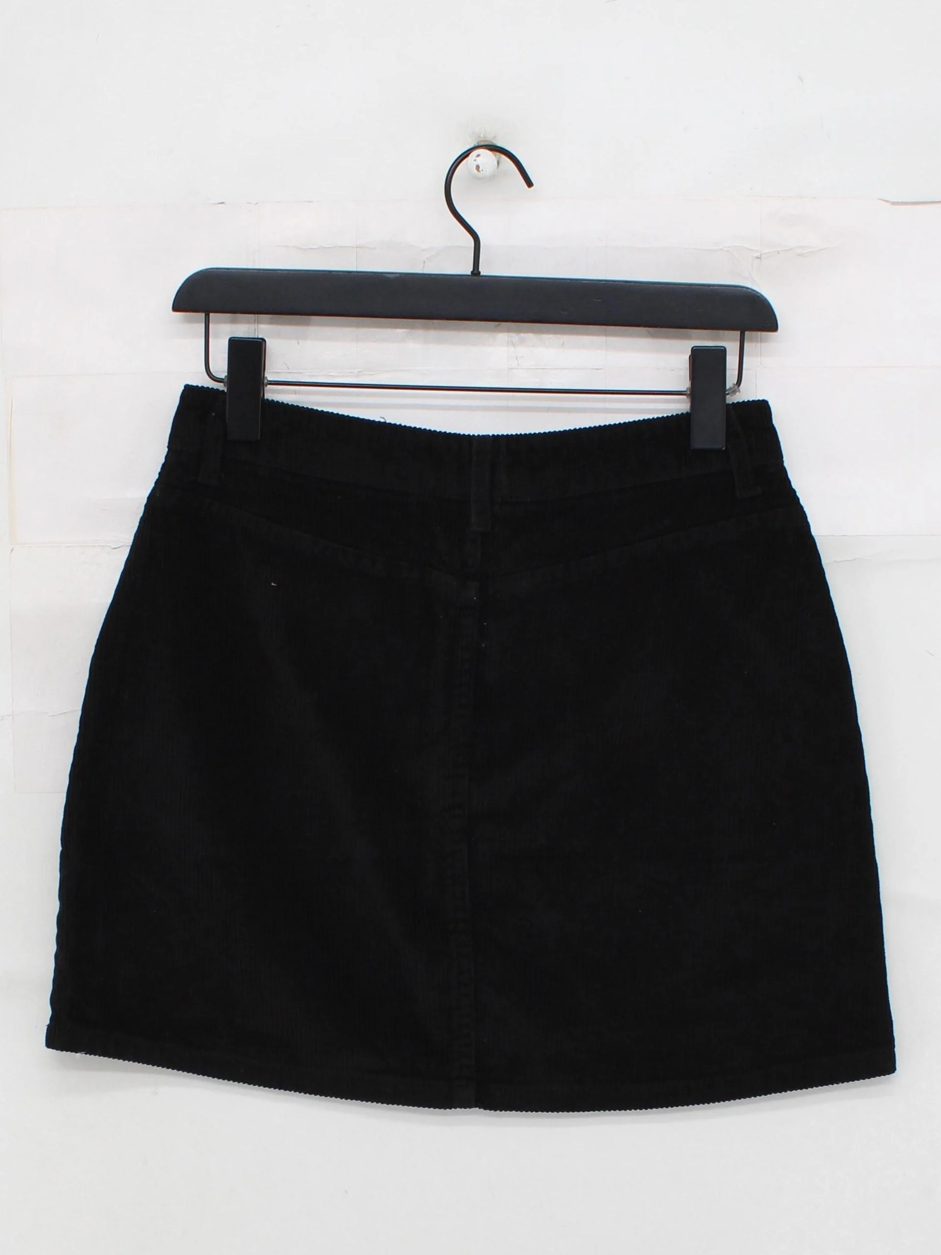 Topshop Women's Mini Skirt S Black 100% Cotton Short Mini - Image 2