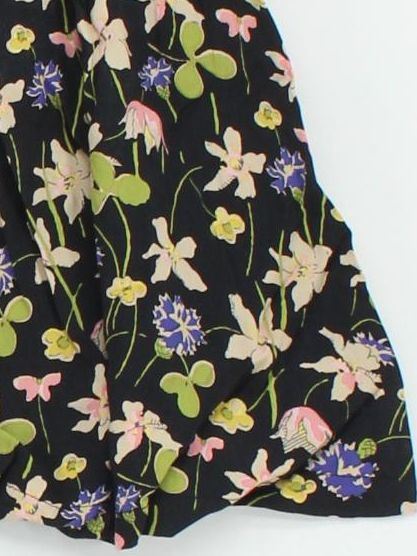Topshop Women's Mini Skirt S Black Floral 100% Viscose Short Mini - Image 4