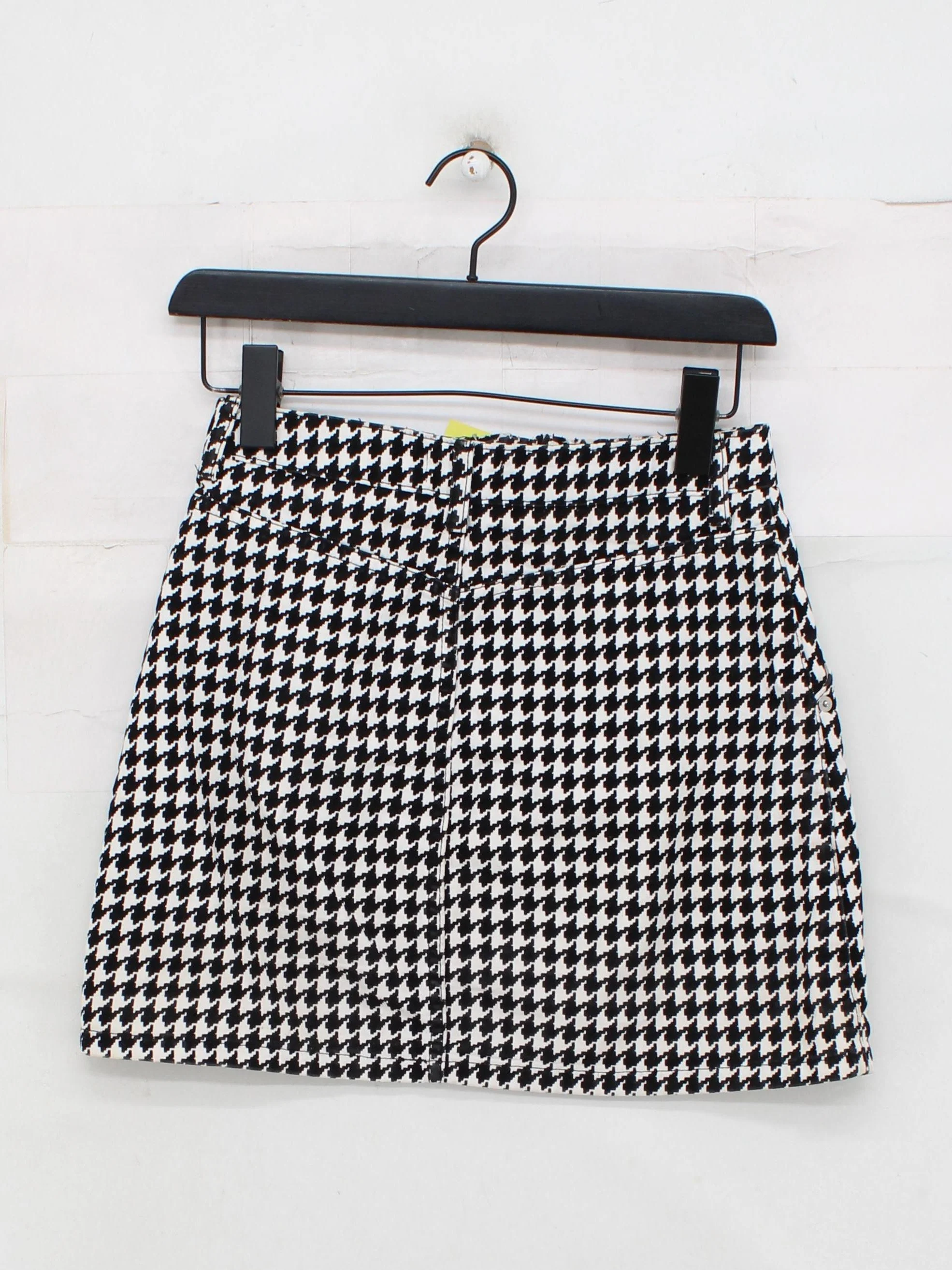Topshop Women's Mini Skirt S Multi Checkered 100% Cotton Short Mini - Image 2