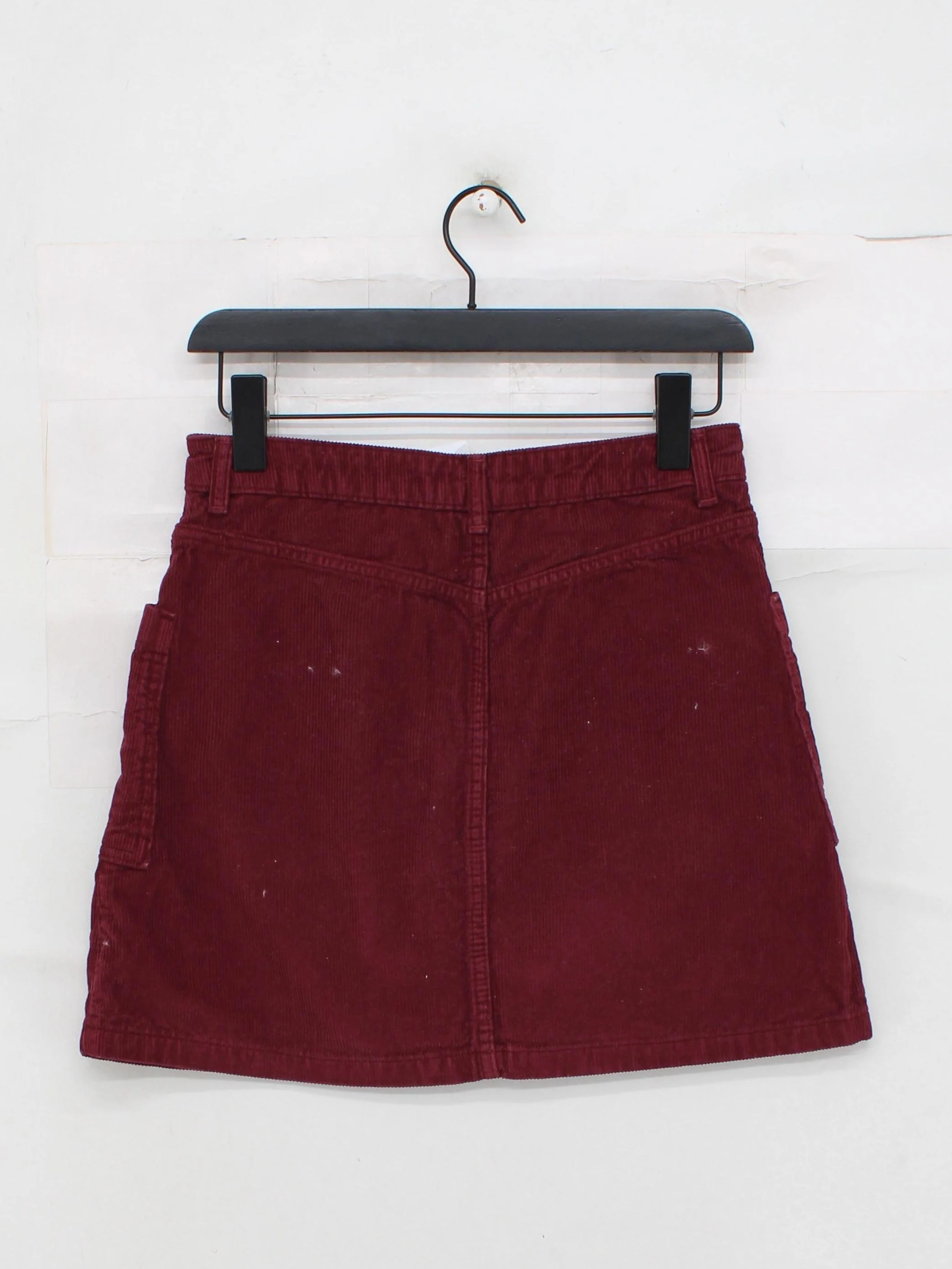 Topshop Women's Mini Skirt S Red 100% Cotton Short Mini - Image 2
