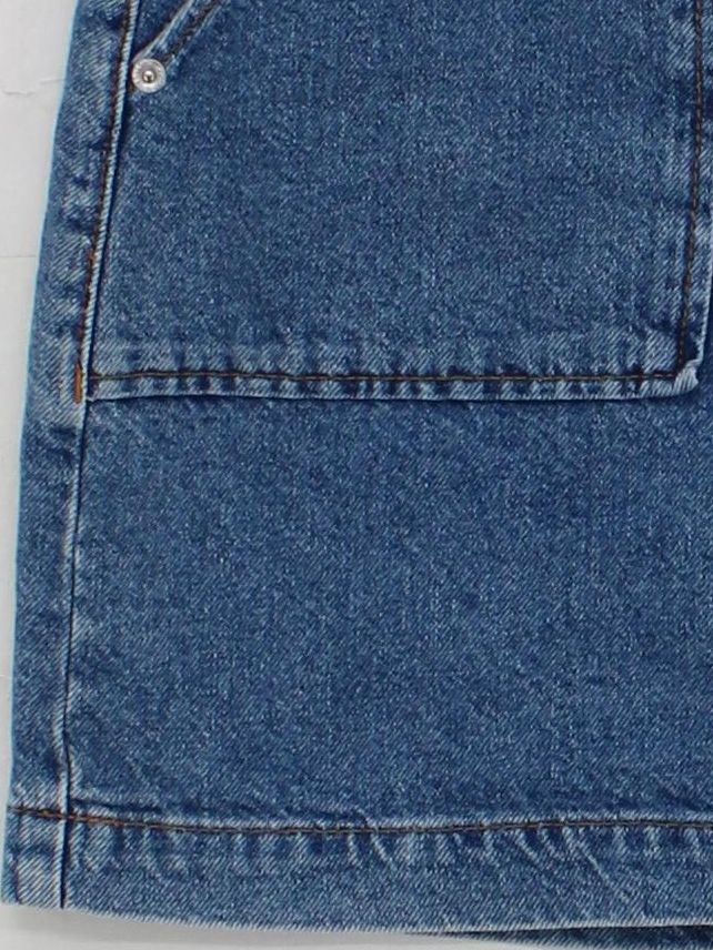 Topshop Women's Mini Skirt UK 10 Blue 100% Cotton Short Mini - Image 4