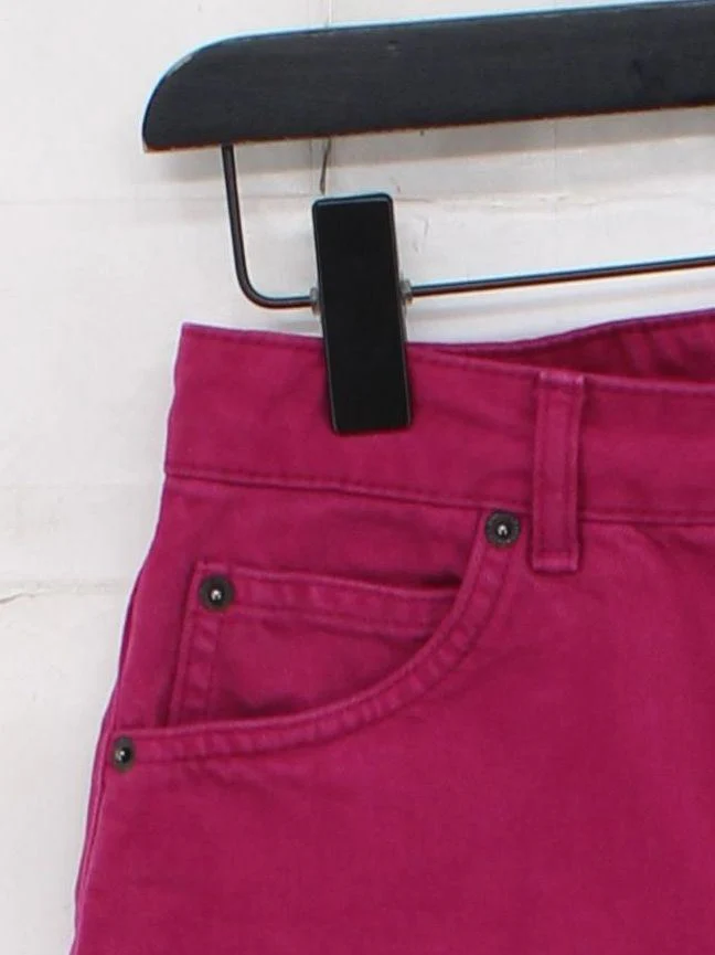 Topshop Women's Mini Skirt UK 10 Pink 100% Cotton Short Mini - Image 4